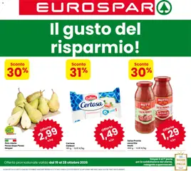 Anteprima del volantino Eurospar volantino Codigoro valido a partire dal 15/10/2026