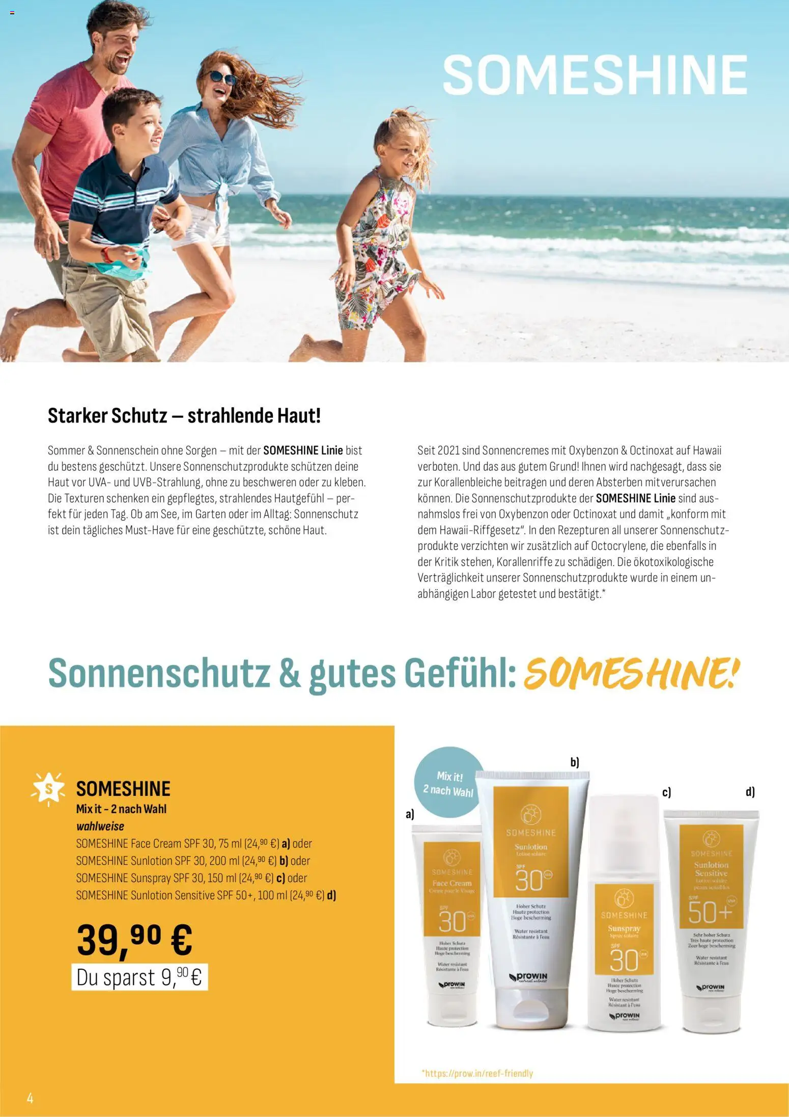 Katalog ProWin New Wellness April / September 2026 – gültig ab 01.04.2026 | Seite: 4 | Produkte: Creme