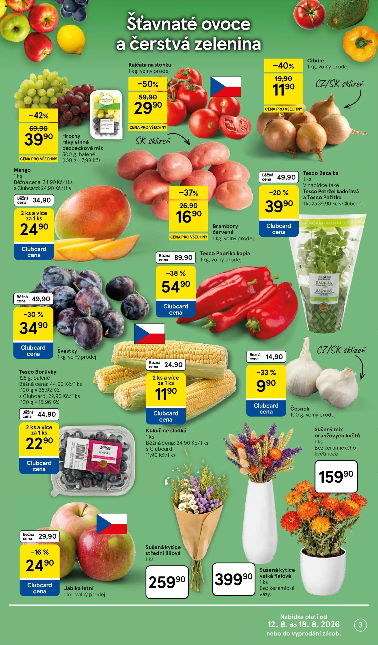 Tesco leták - Hypermarket od 12.08.2026 | Strana: 3