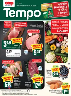 COOP Jednota leták platný od 22.10.2026