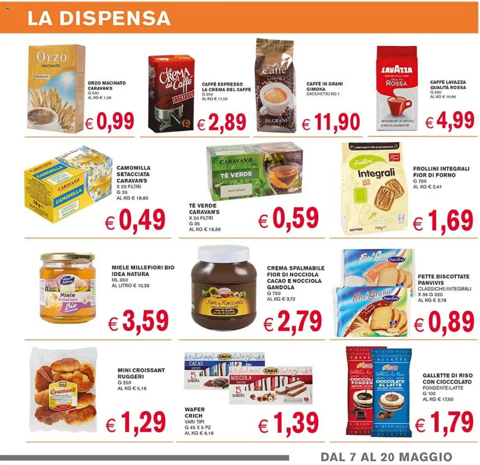 Volantino Coal del 07.05.2026 | Pagina: 9 | Prodotti: Latte, Gallette, Lavazza, Miele