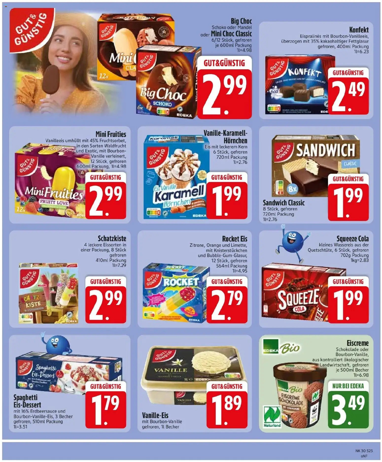 Edeka prospekt Essenbach – gültig ab 20.07.2026 | Seite: 27 | Produkte: Cola, Eiscreme, Bourbon, Eis