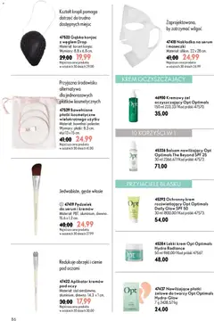 Pogląd oferty "Oriflame Katalog 10 2026" - ważna od 08.07.2026 | Strona: 86 | Produkty: Maseczki, Płatki kosmetyczne, Płatki, Krem