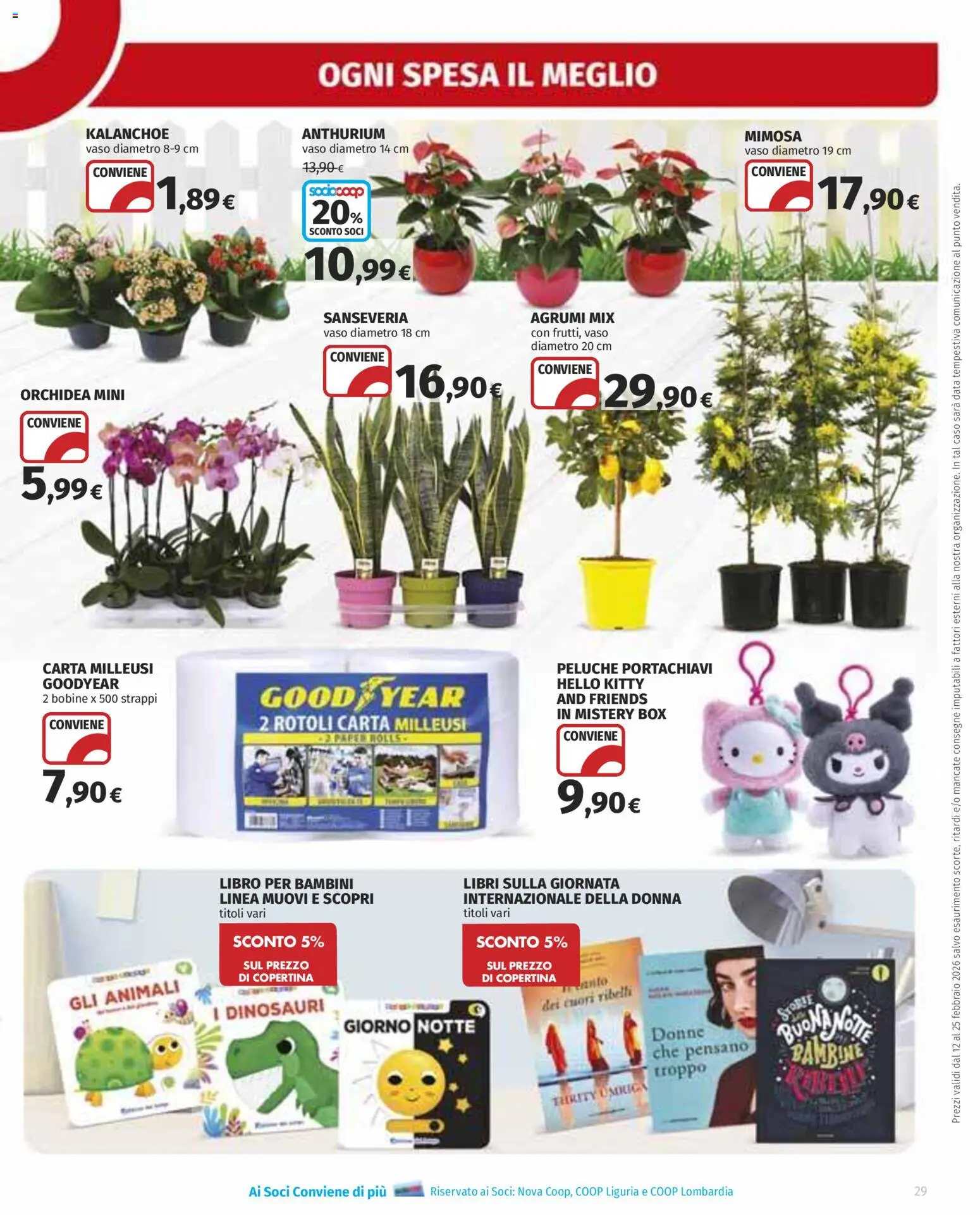 Volantino Ipercoop del 12.02.2026 | Pagina: 29 | Prodotti: Agrumi, Data, Orchidea, Vaso