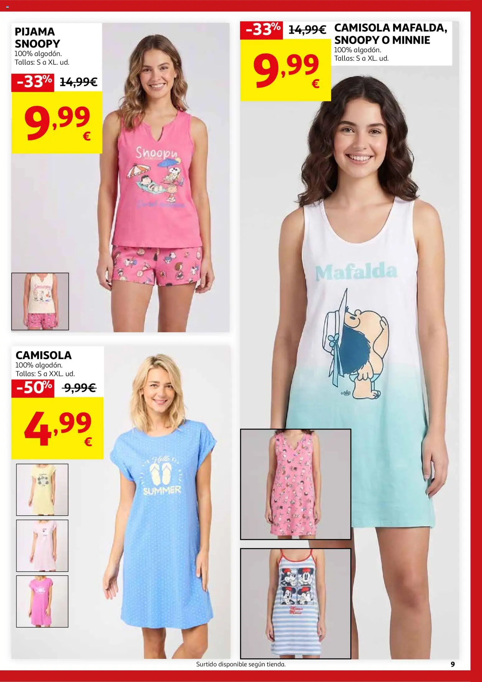 Alcampo Rebajas Valencia │ válido desde el 25/06/2026 | Página: 9 | Productos: Pijama