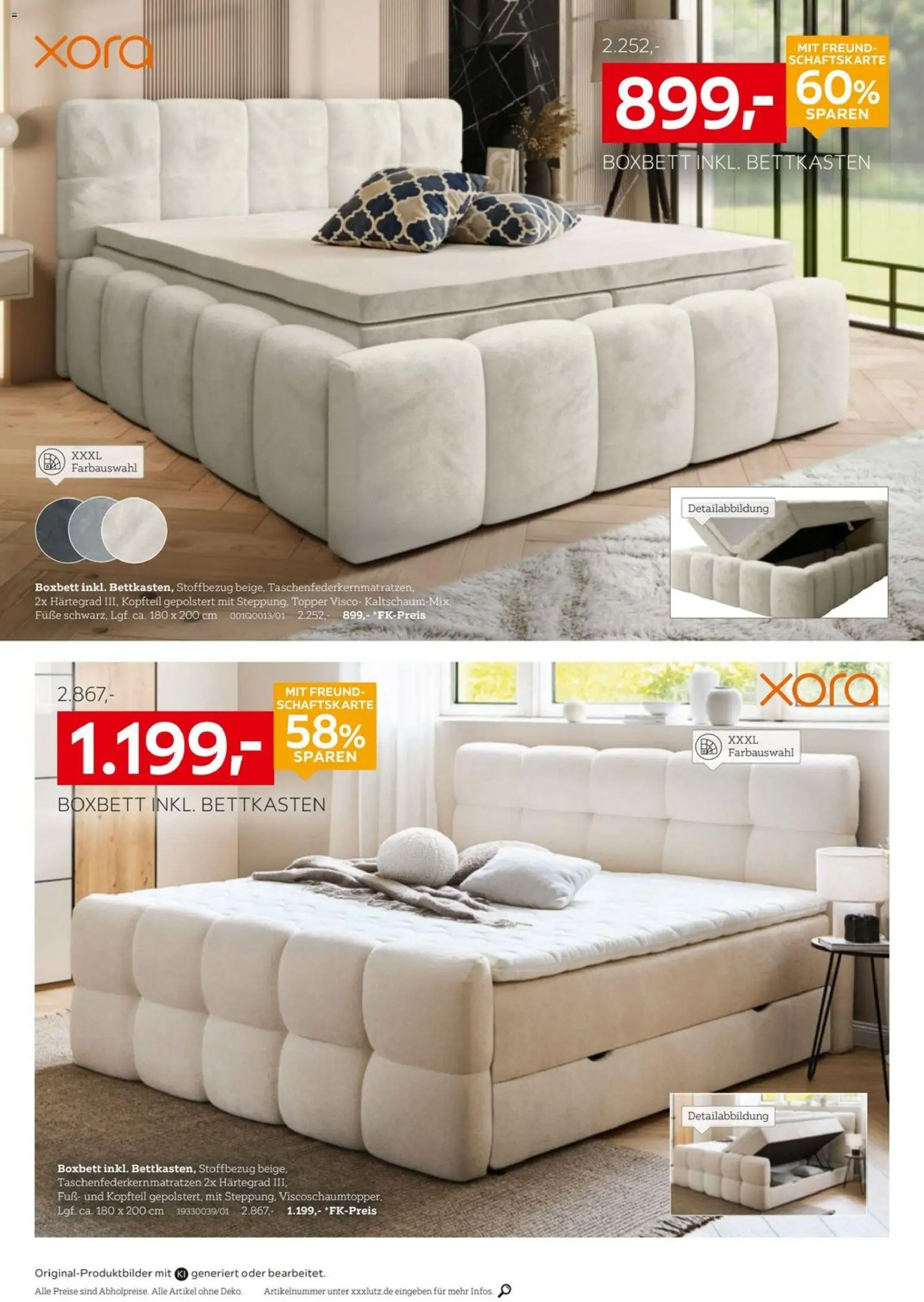 XXXLutz Boxspringbetten Spezial – gültig ab 15.08.2026 | Seite: 6 | Produkte: Topper