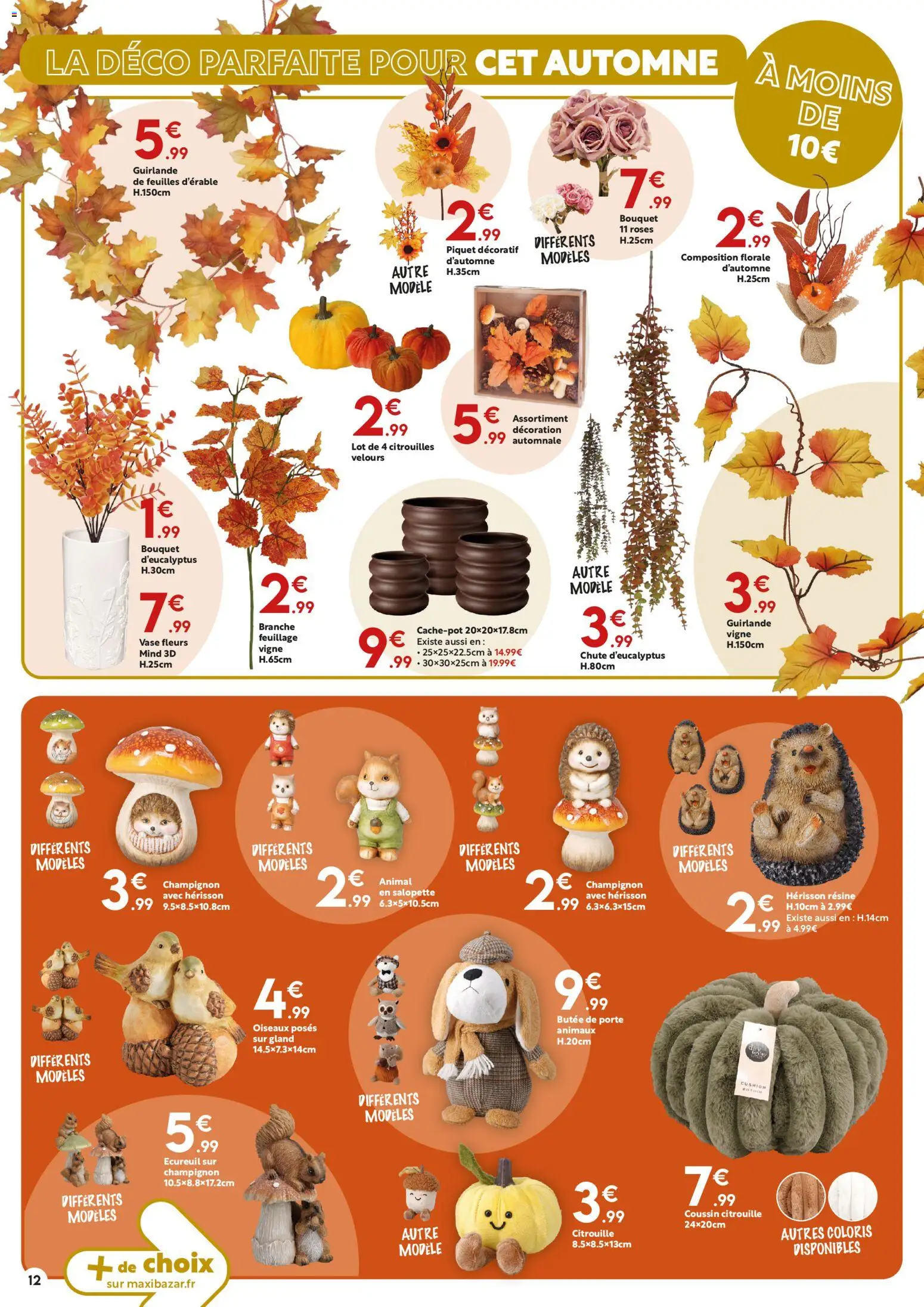 {H1} | Page: 12 | Produits: Fleurs, Vase, Champignon, Décoration