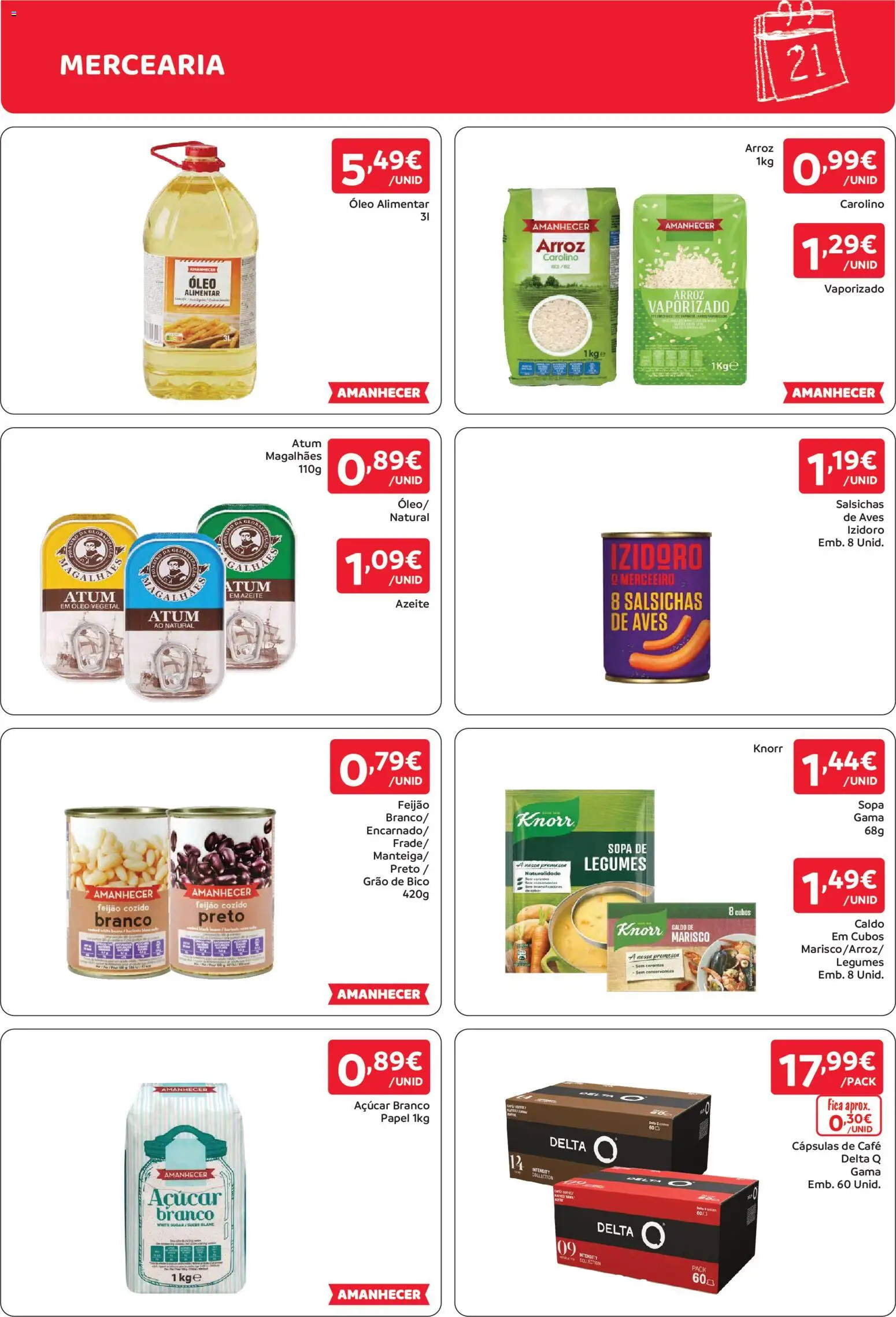 Amanhecer folheto │ válido de 03/09/2026 | Página: 5 | Produtos: Delta q, Cápsulas, Arroz, Açúcar