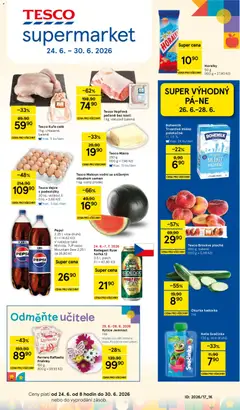 Náhled letáku Tesco leták - Supermarket od 24.06.2026