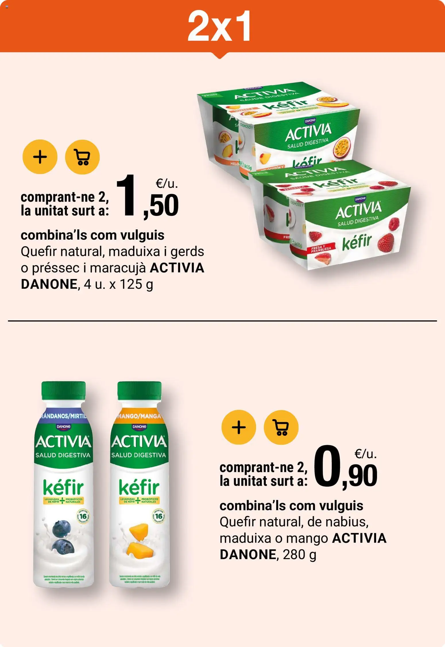 Bonpreu folleto │ válido desde el 25/08/2026 | Página: 96 | Productos: Kéfir, Probióticos, Mango