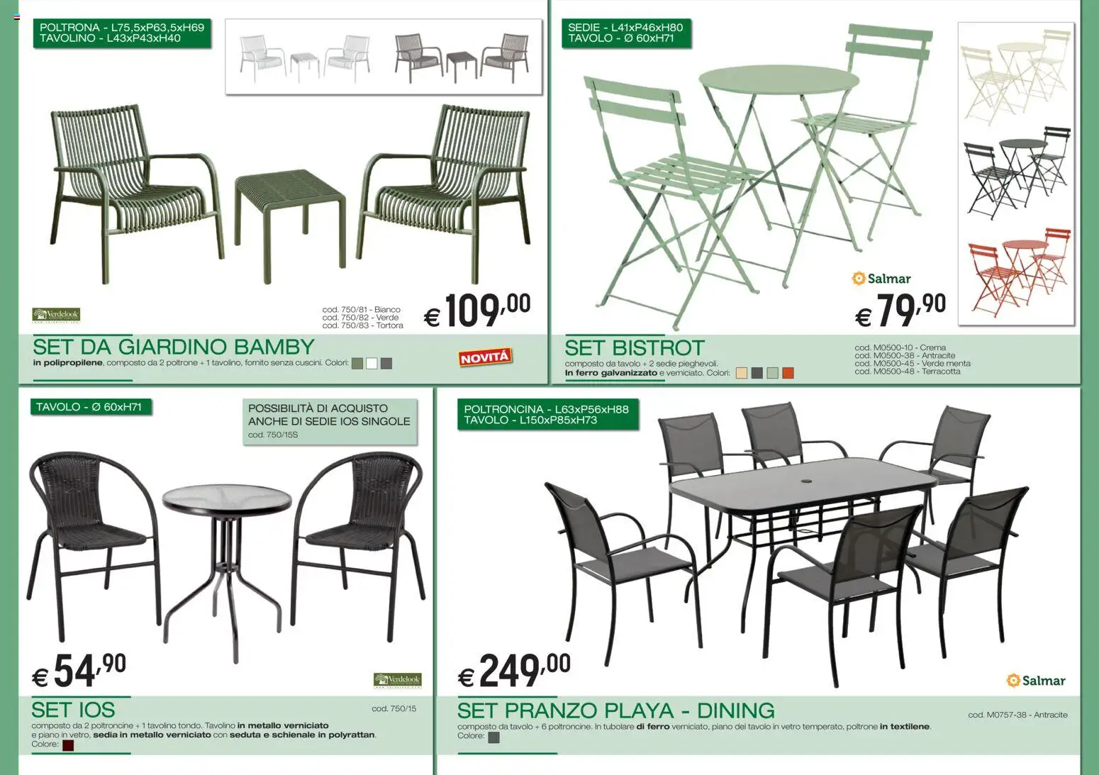 Volantino Brico OK del 05/03/2026 | Pagina: 3 | Prodotti: Crema, Set da giardino, Menta, Ferro