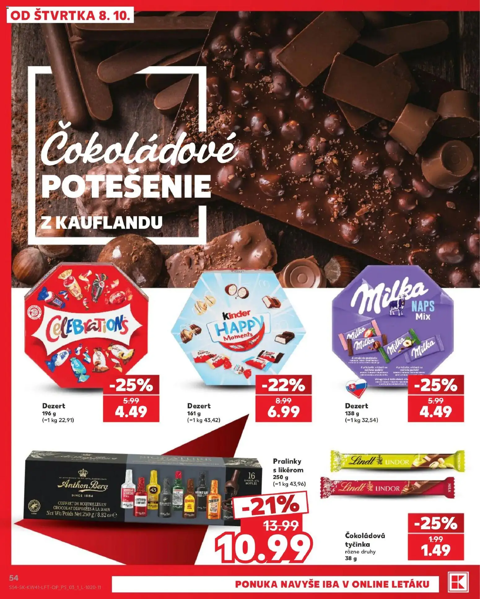 Nové Kaufland akcie – leták je platný od 08.10.2026 | Strana: 54
