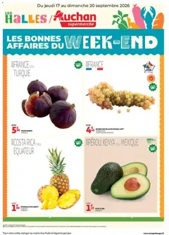 Auchan - Prévisualisation de Auchan les bons plans du week-end dans votre super valide à partir de 17/09/2026