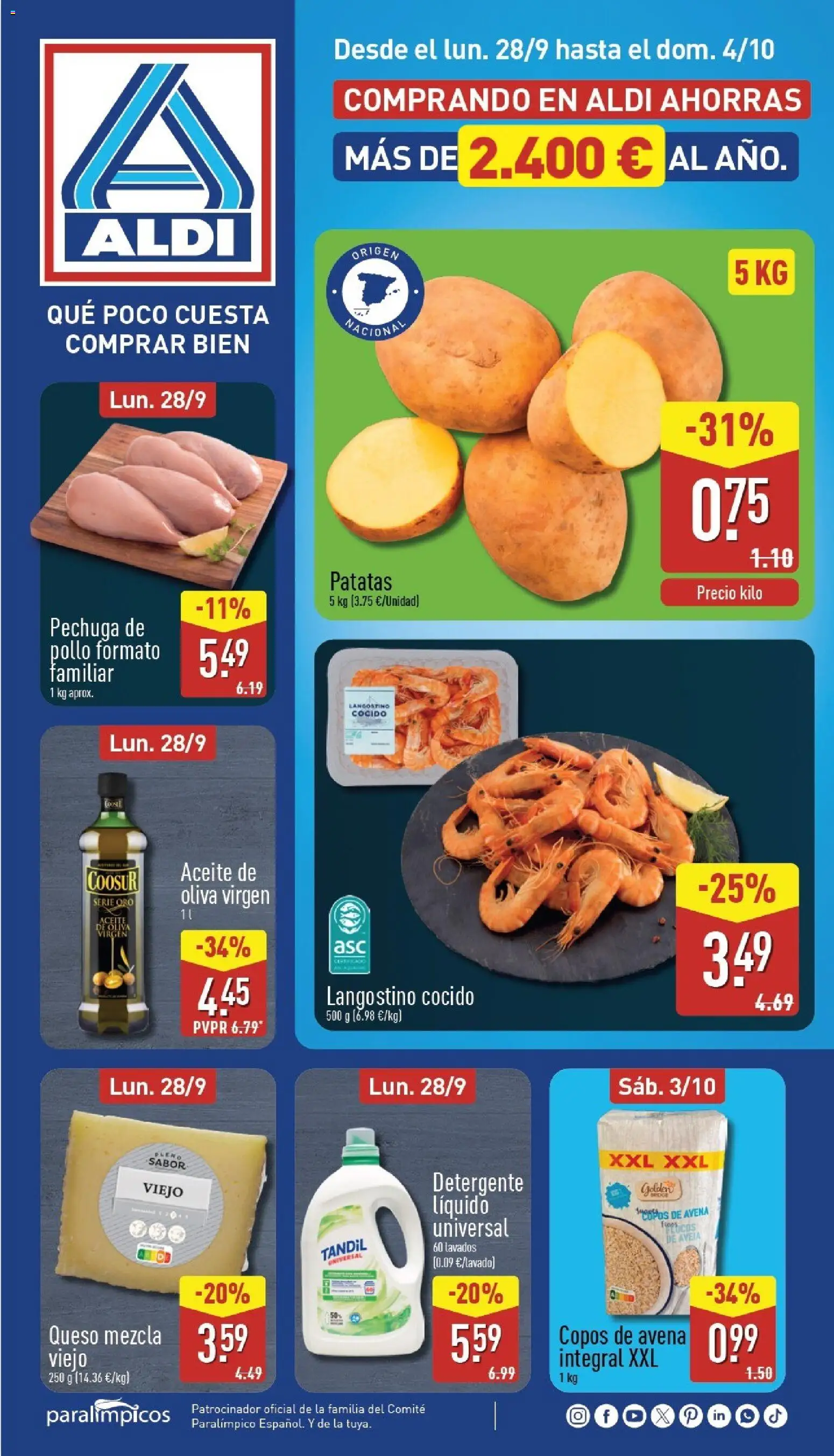 Aldi folleto Baleares │ válido desde el 28/09/2026 | Página: 1