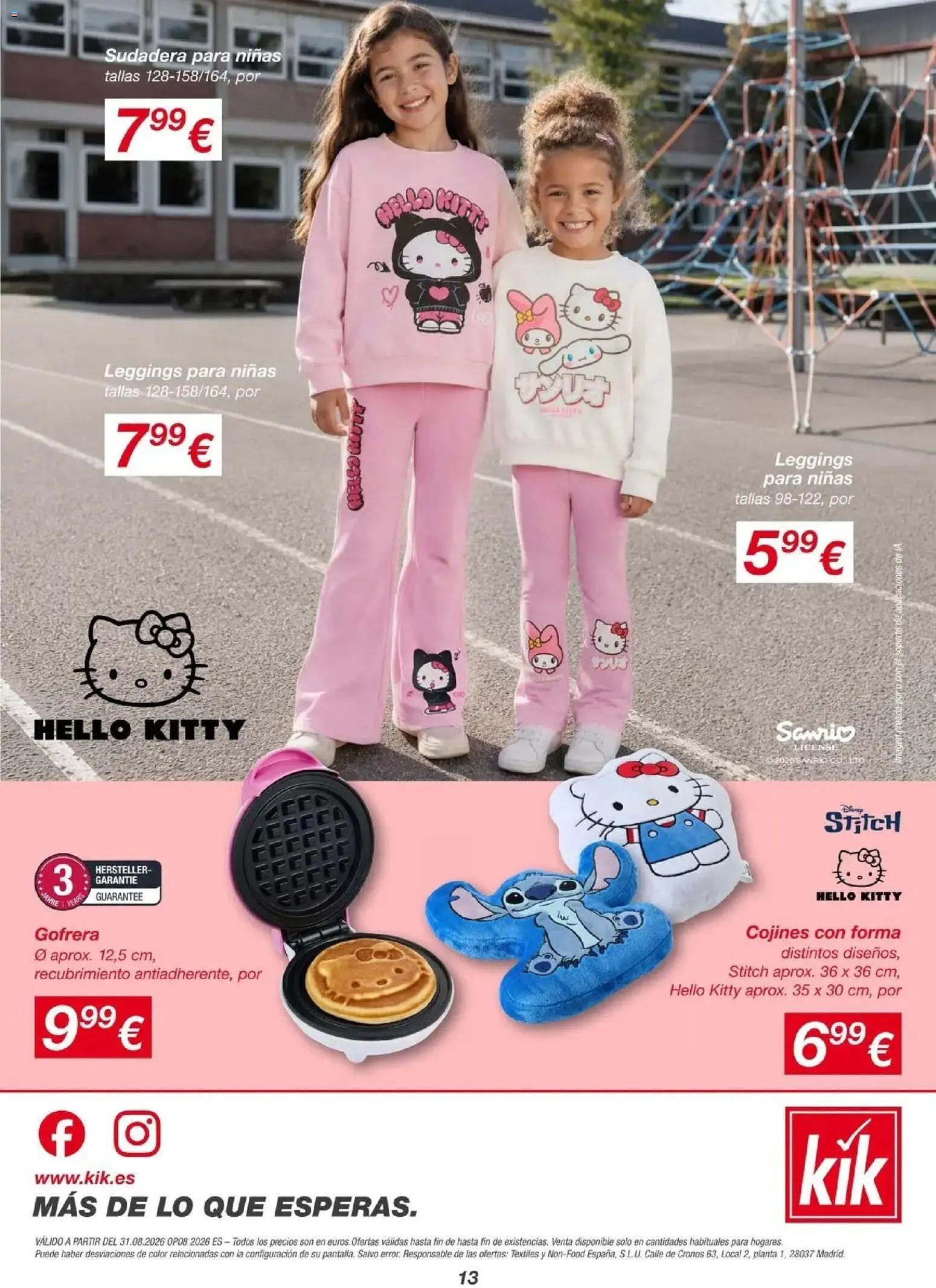 KIK Folleto 31/08/2026 - 06/09/2026 | Página: 13