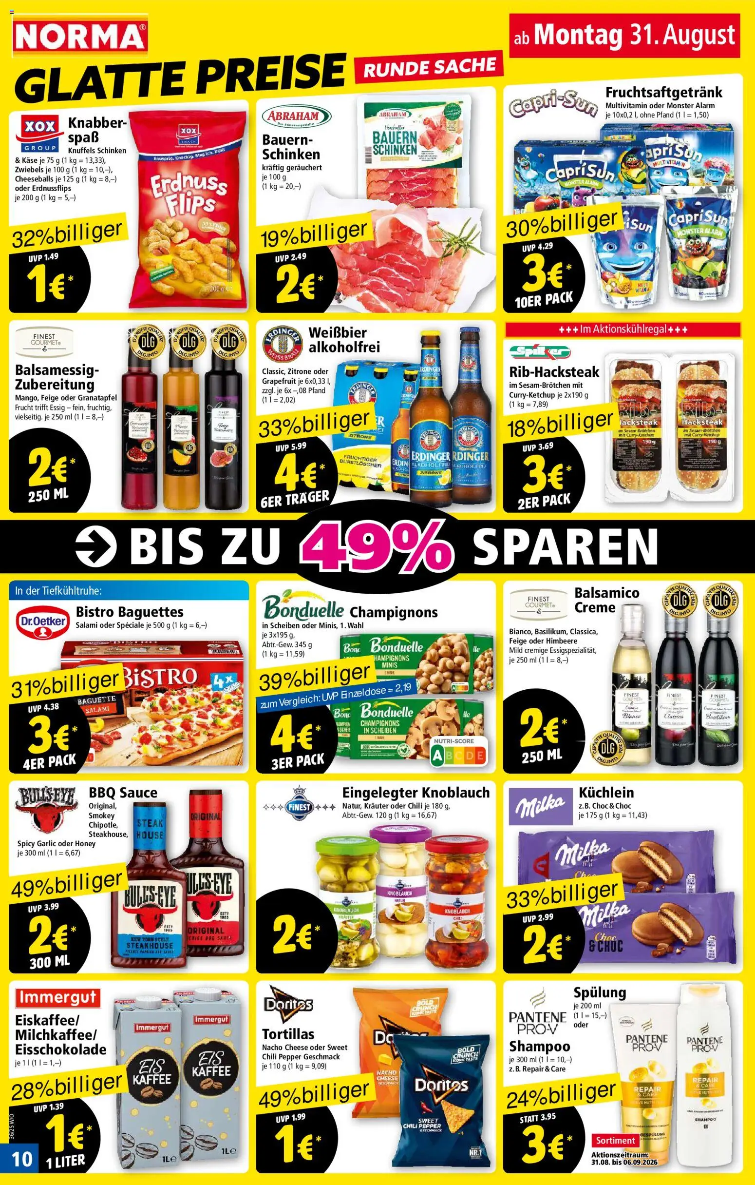 Norma Prospekt – gültig ab 31.08.2026 | Seite: 10