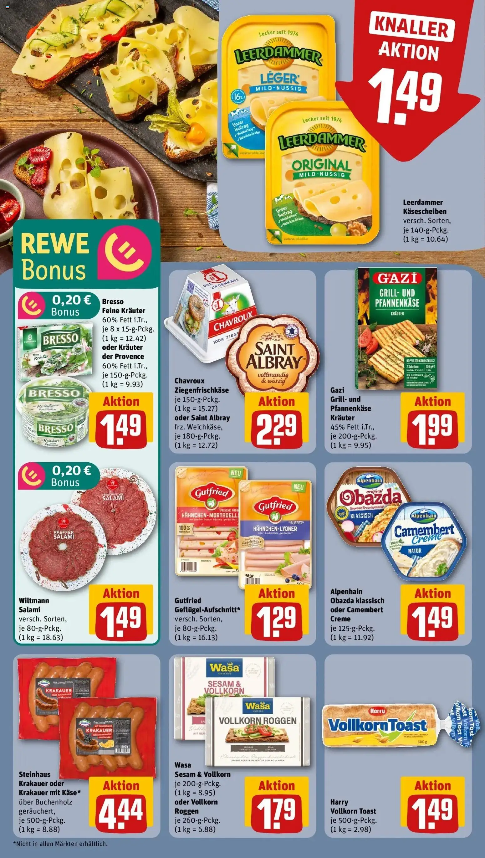 Rewe Prospekt Wilhermsdorf	 – gültig ab 27.04.2026 | Seite: 12 | Produkte: Grill, Toast, Leerdammer, Paprika