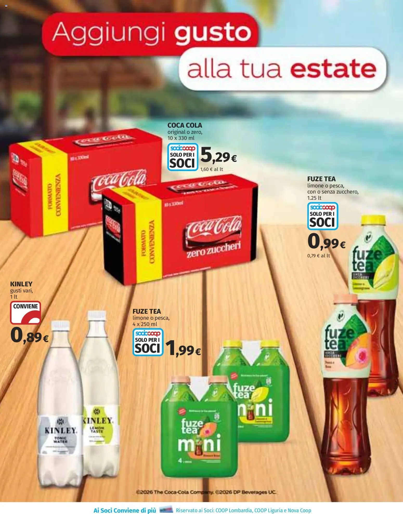 Volantino Ipercoop del 13/08/2026 | Pagina: 35 | Prodotti: Limone, The, Coca Cola