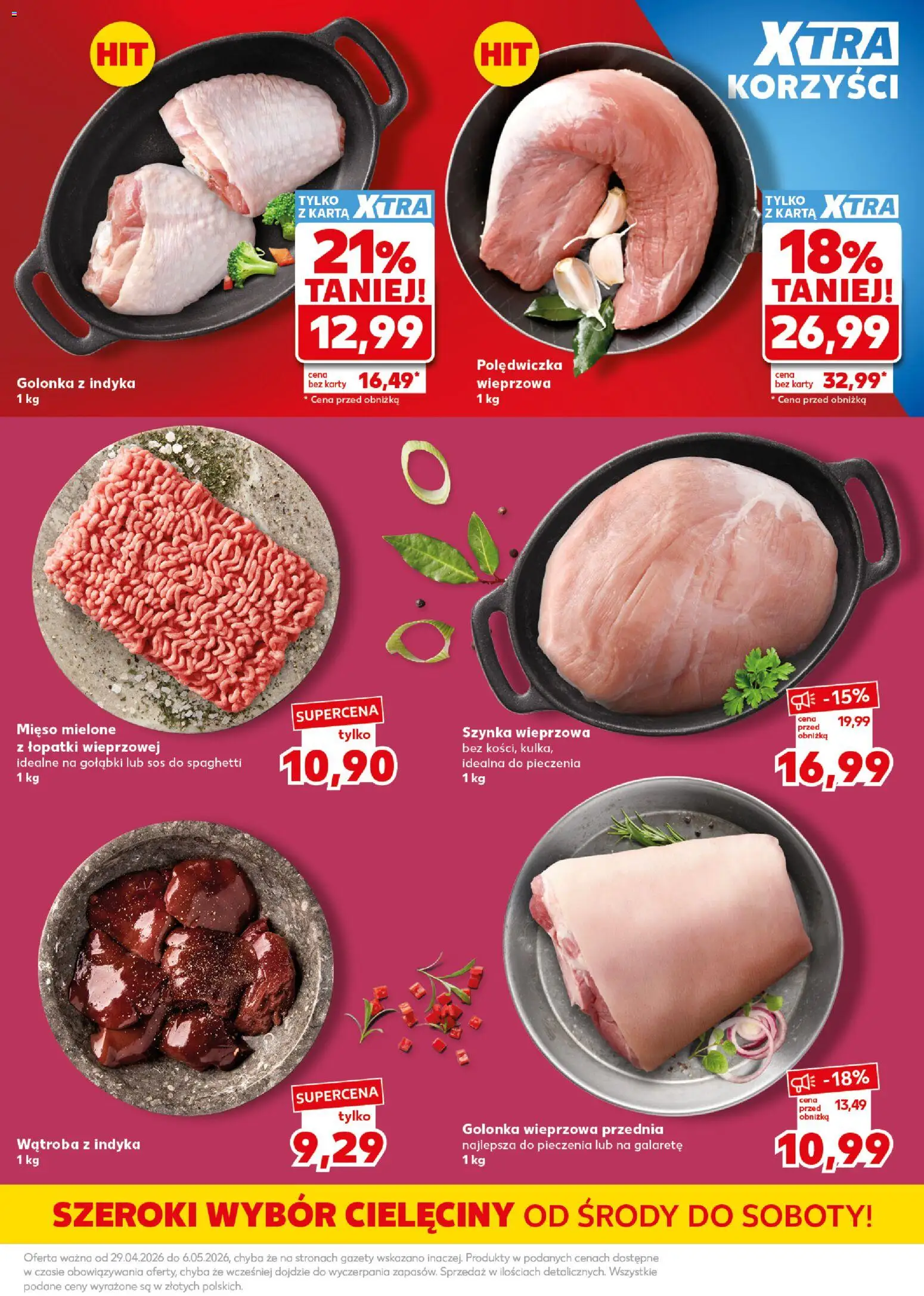 Kaufland Polsko leták - Mocny start od 04.05.2026 | Strana: 15 | Produkty: Karty