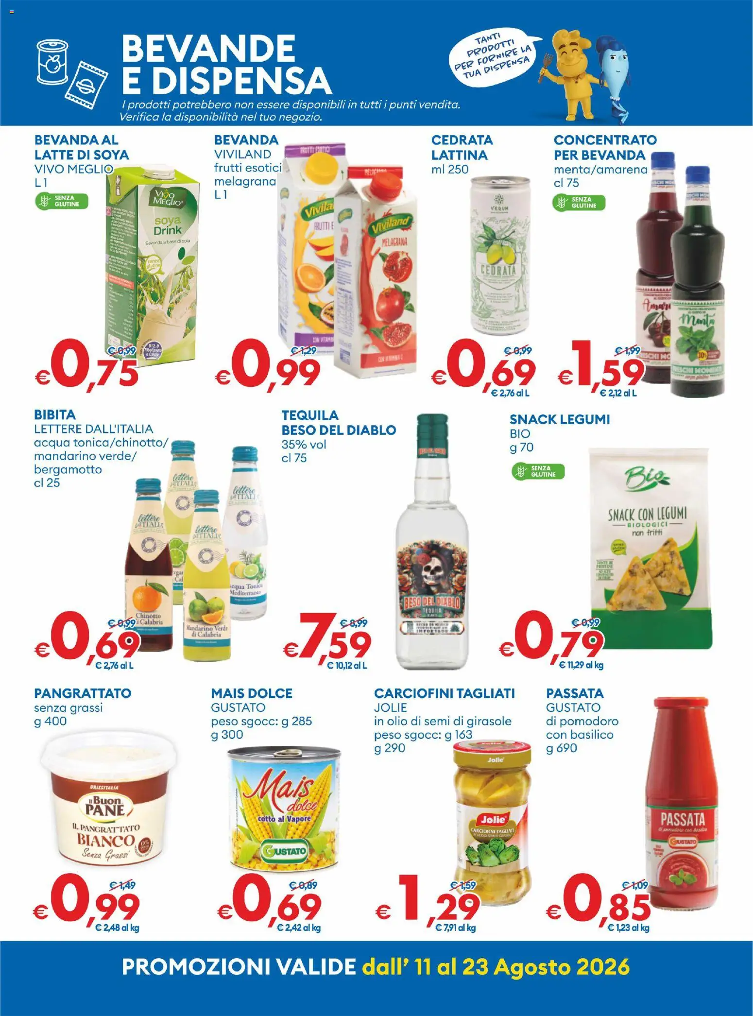 Volantino MD Discount del 11/08/2026 | Pagina: 21 | Prodotti: Senza glutine, Olio, Basilico, Bibita