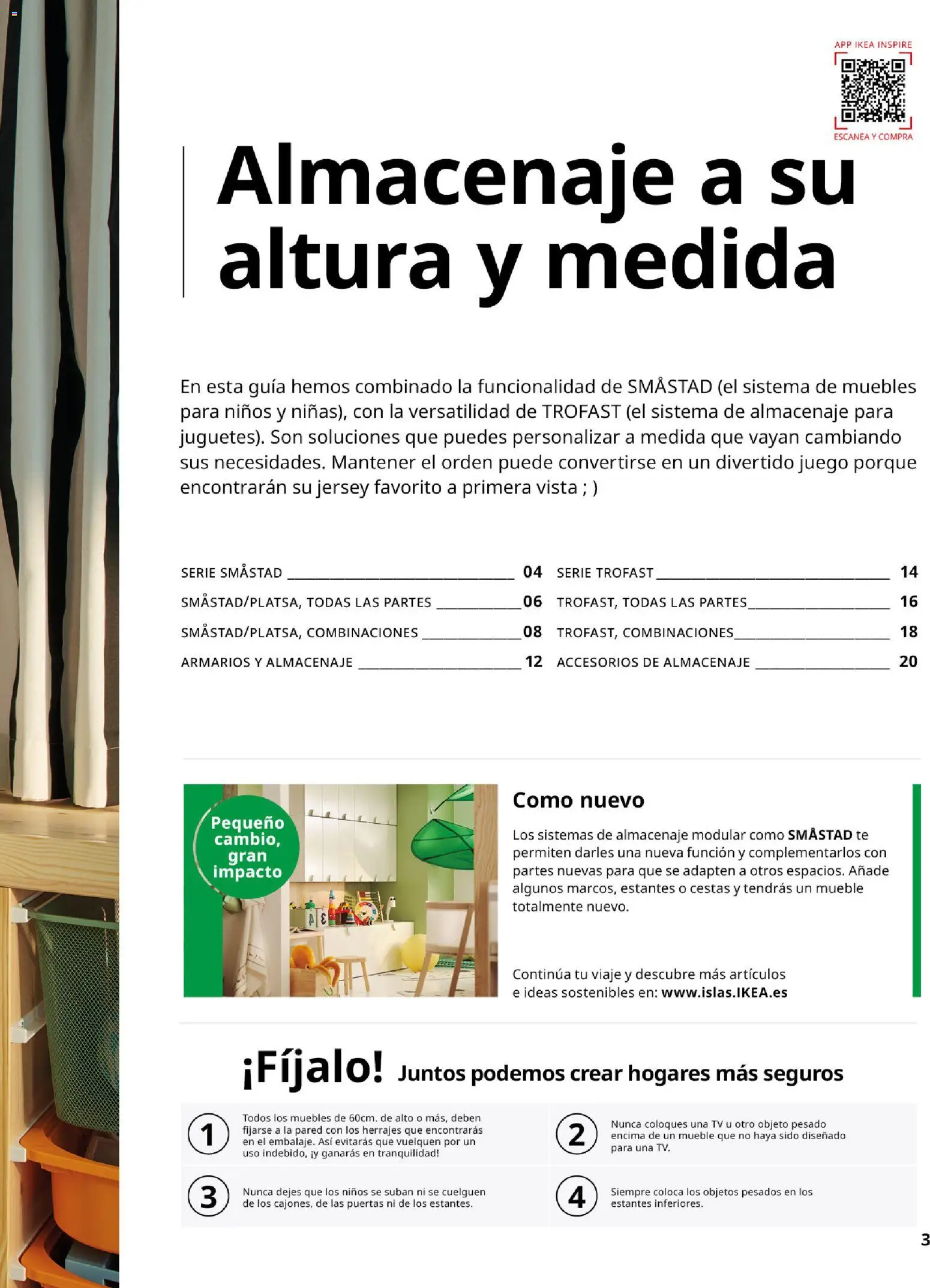 Catálogo IKEA Almacenaje infantil │ válido desde el 01/02/2026 | Página: 3 | Productos: Té, Muebles, Almacenaje, Puertas