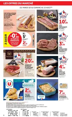 U Express - Prévisualisation de U Express - Les prix bas de la semaine valide à partir de 18/08/2026 | Page: 6 | Produits: Charcuterie, Paprika, Poivre, Fuet extra