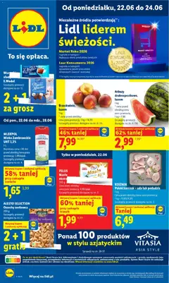 Náhled letáku Lidl Polsko leták od 22.06.2026