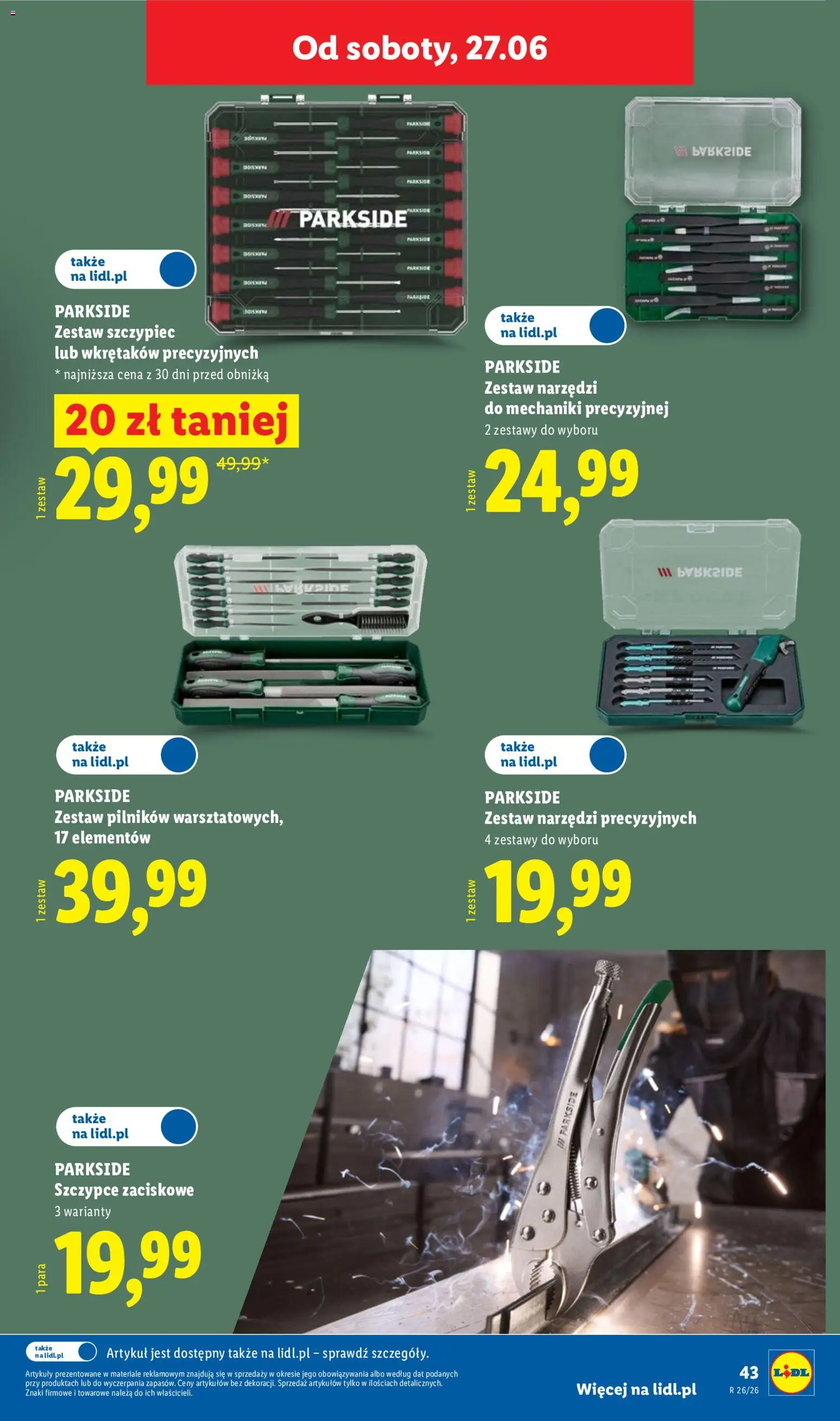 Lidl Katalog od 22.06.2026 | Strona: 49 | Produkty: Zestaw narzędzi