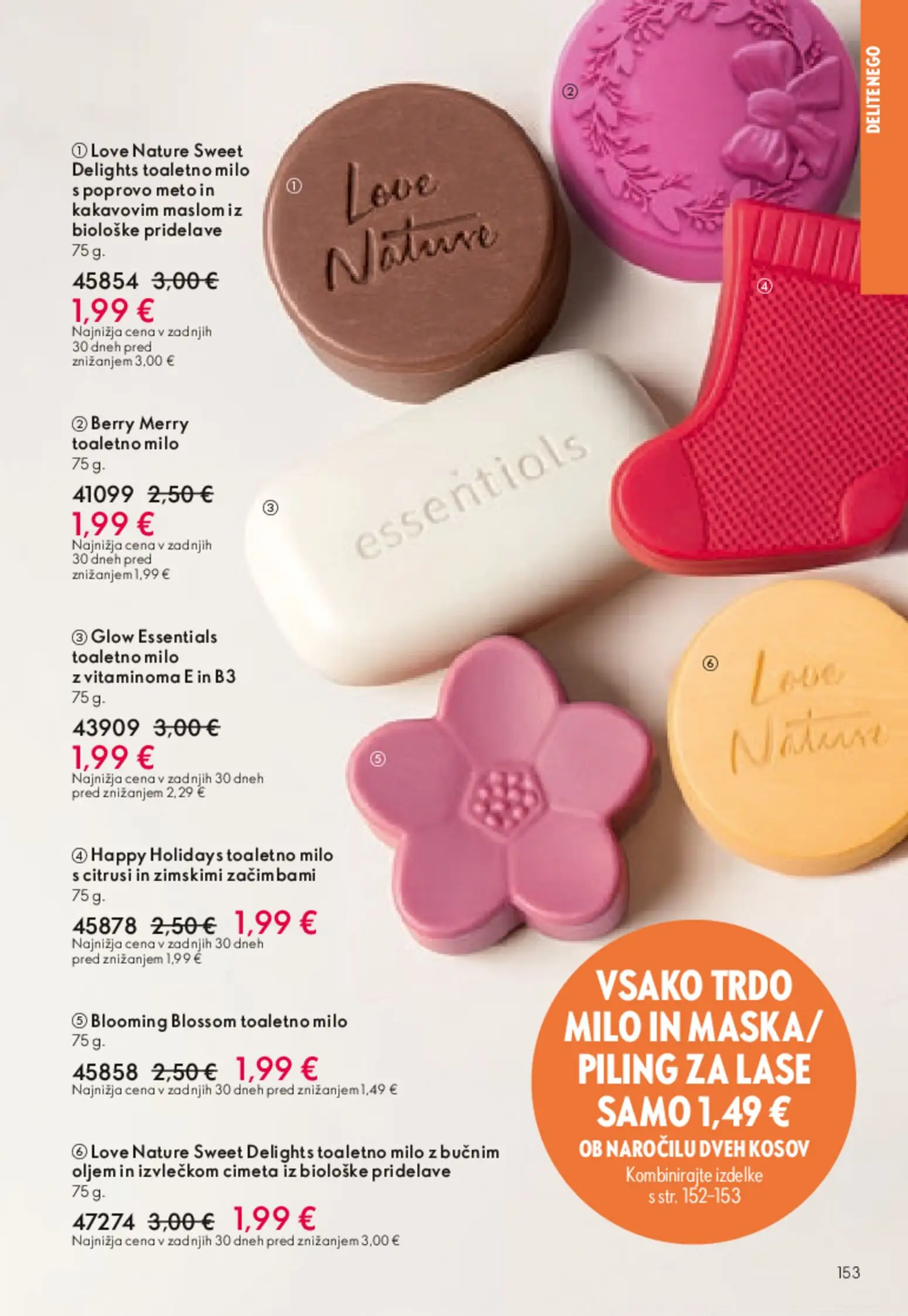 Novi Oriflame katalog ponudbe – veljaven od 13.05.2026 | Stran: 152 | Izdelki: Piling, Milo