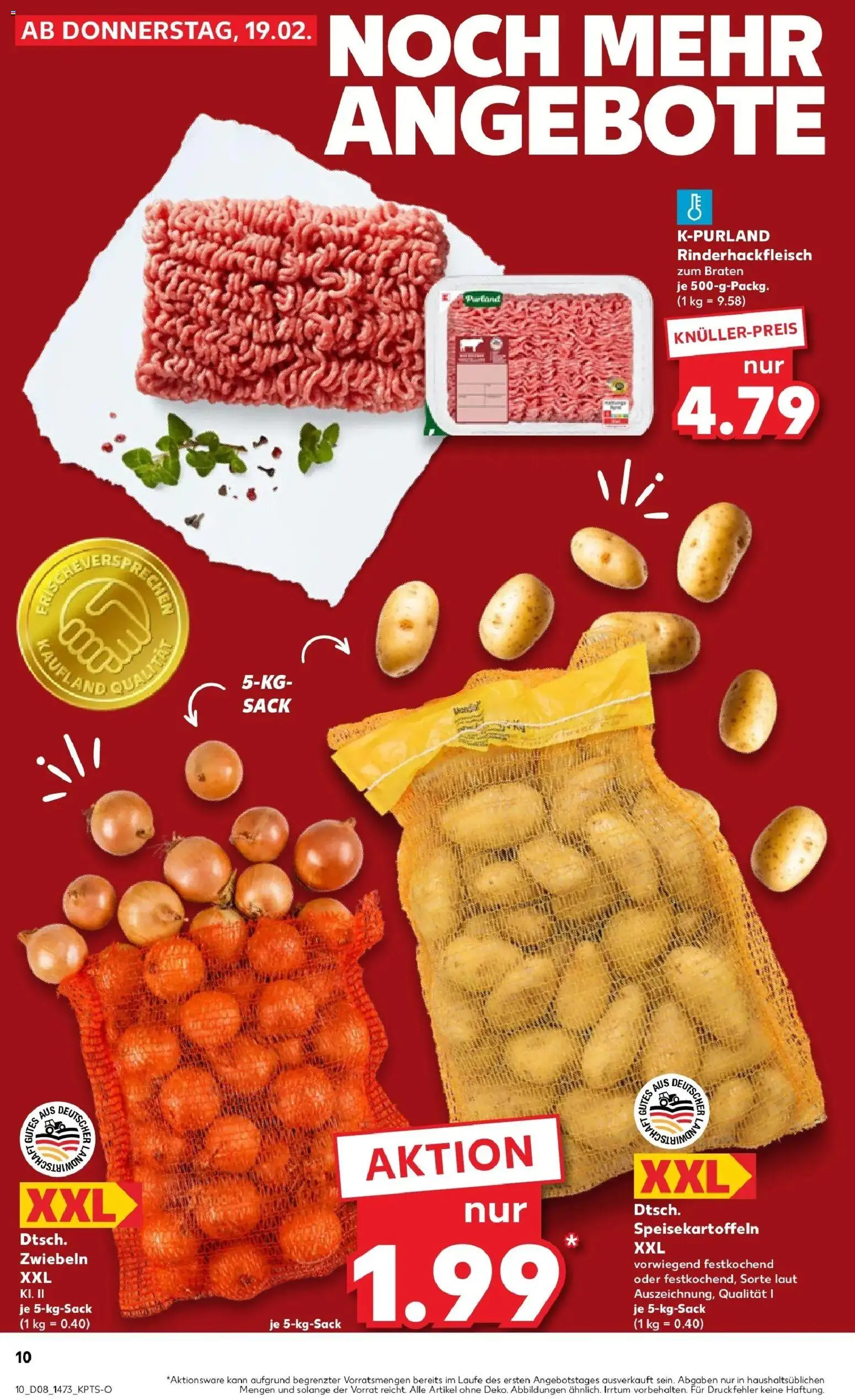 Kaufland prospekt Dresden	 – gültig ab 22.02.2026 | Seite: 10 | Produkte: Zwiebeln