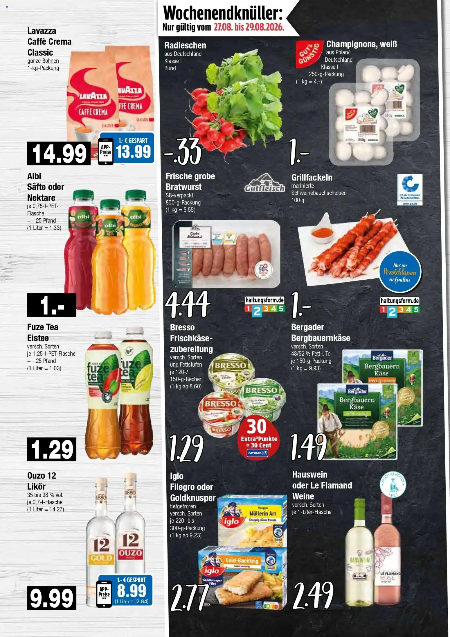 Edeka Prospekt Hamburg (ab 24.08.2026) » Angebote Online | Seite: 10 | Produkte: Fuze tea, Ouzo, Käse, Bratwurst