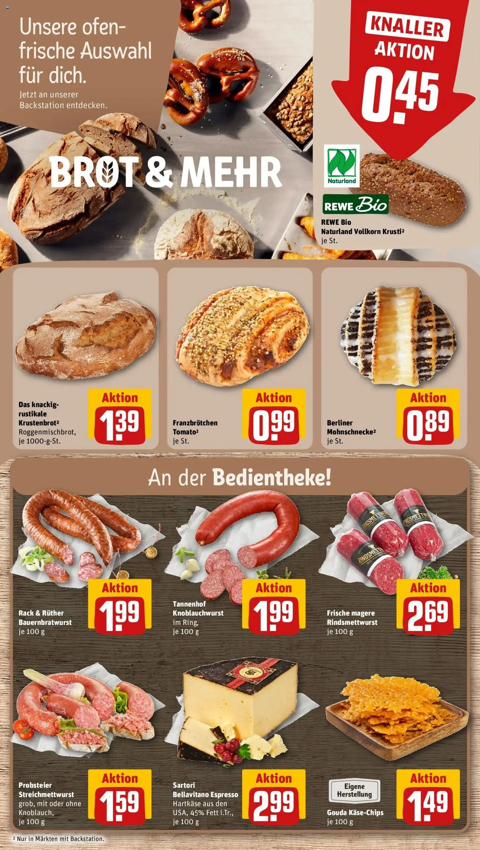 REWE Prospekt ab 12.10.2026 zum Blättern » Angebote | Seite: 9 | Produkte: Berliner, Ofen, Gouda, Brot