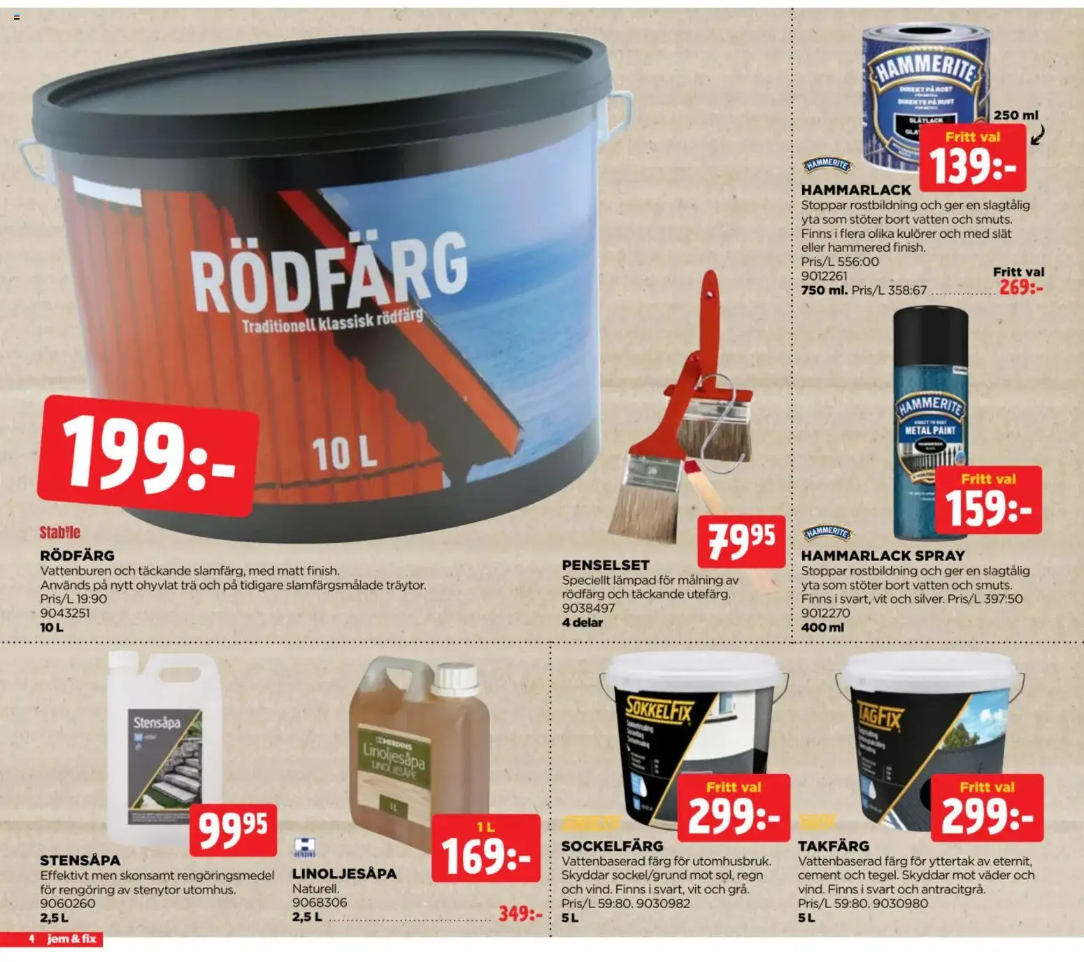 ByggMax reklamblad aktuell från 22/06/2026 | Sida: 4 | Produkter: Rengöringsmedel