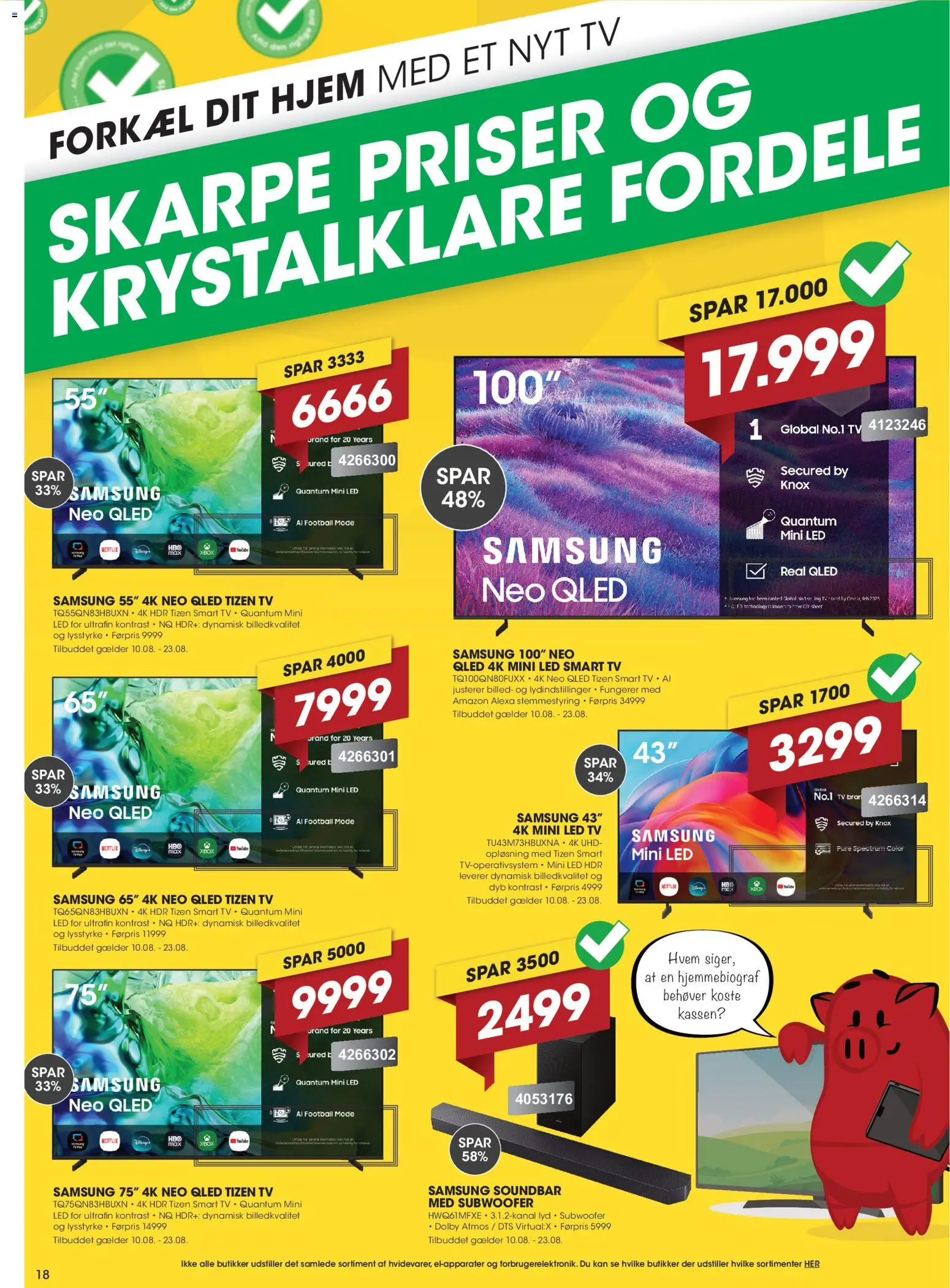 Punkt1 tilbudsavis – gyldig fra 10/08/2026 | Side: 18 | Produkter: Smart TV, TV, Lyd, Xbox