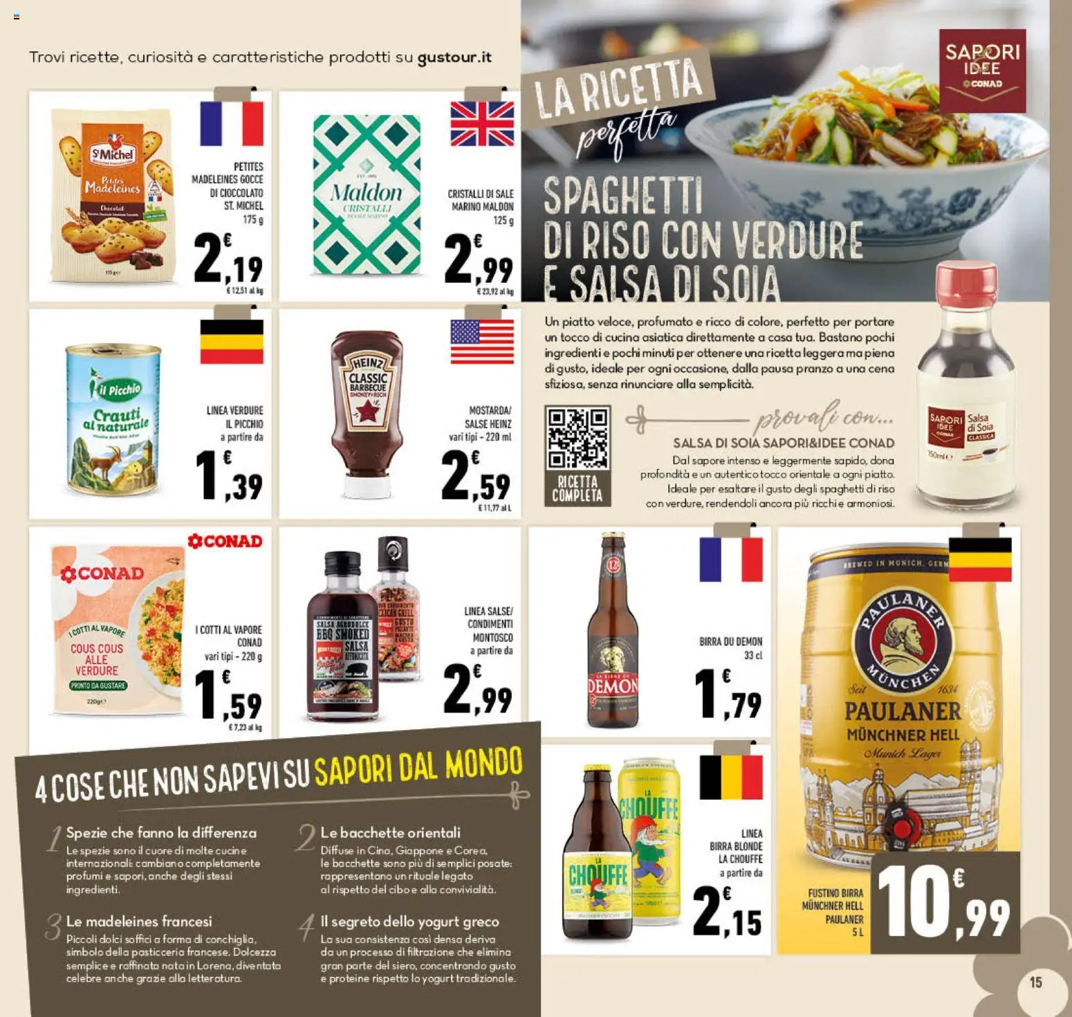 Volantino Conad del 04.06.2026 | Pagina: 15 | Prodotti: Posate, Cioccolato, Birra, Piatto