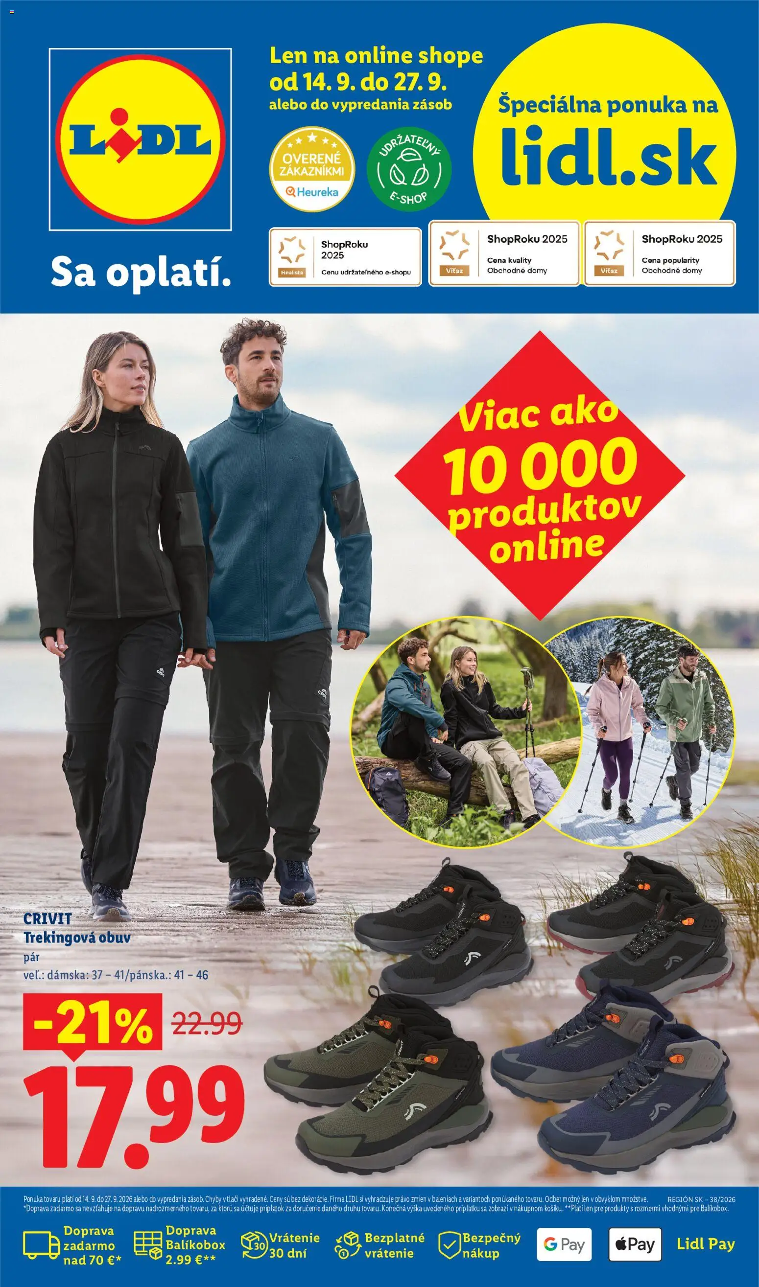 Nové Lidl akcie – leták je platný od 14.09.2026 | Strana: 1
