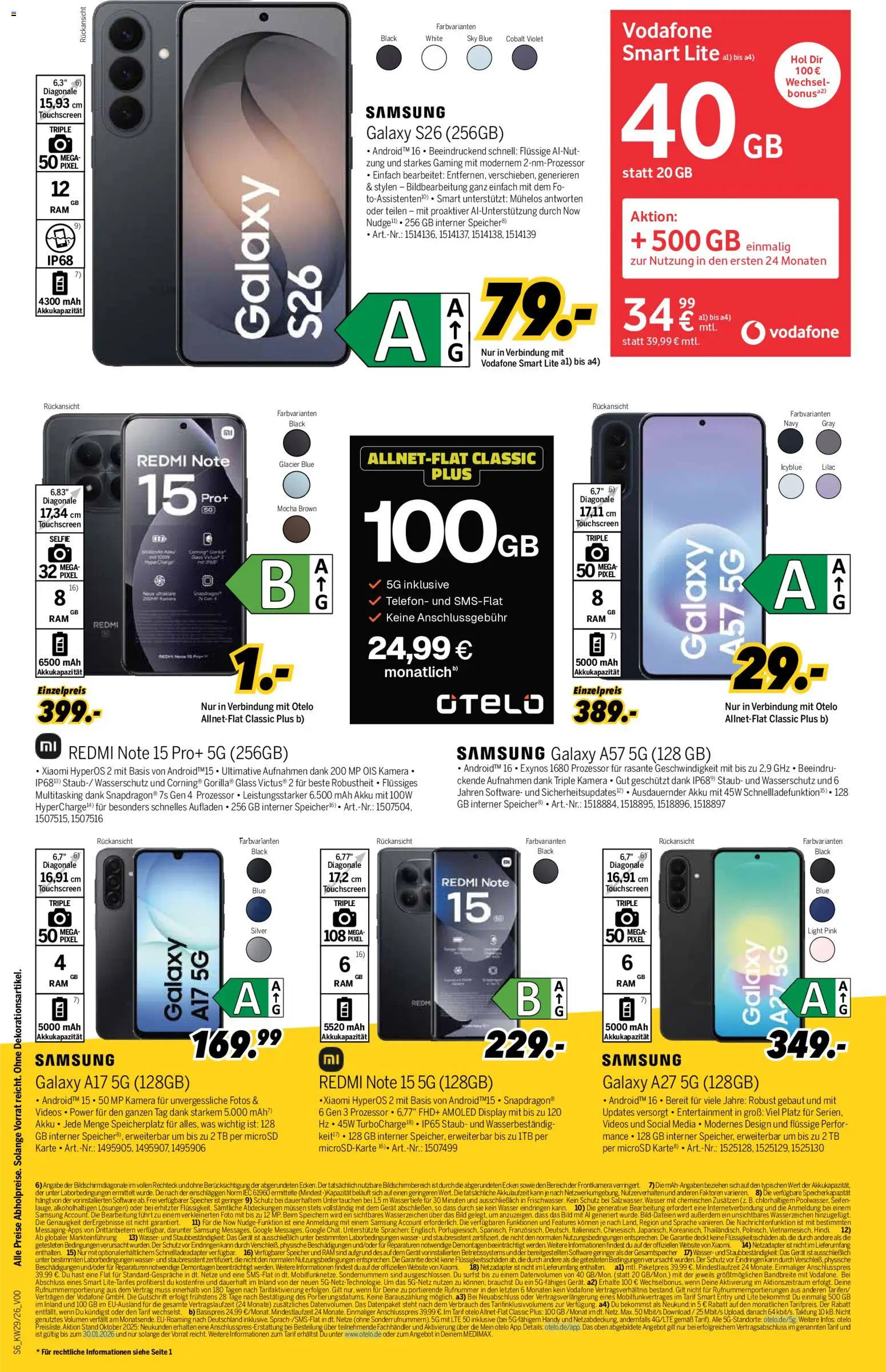 Medimax Prospekt – gültig ab 11.07.2026 | Seite: 6 | Produkte: Kamera, Xiaomi, Samsung, Wasser