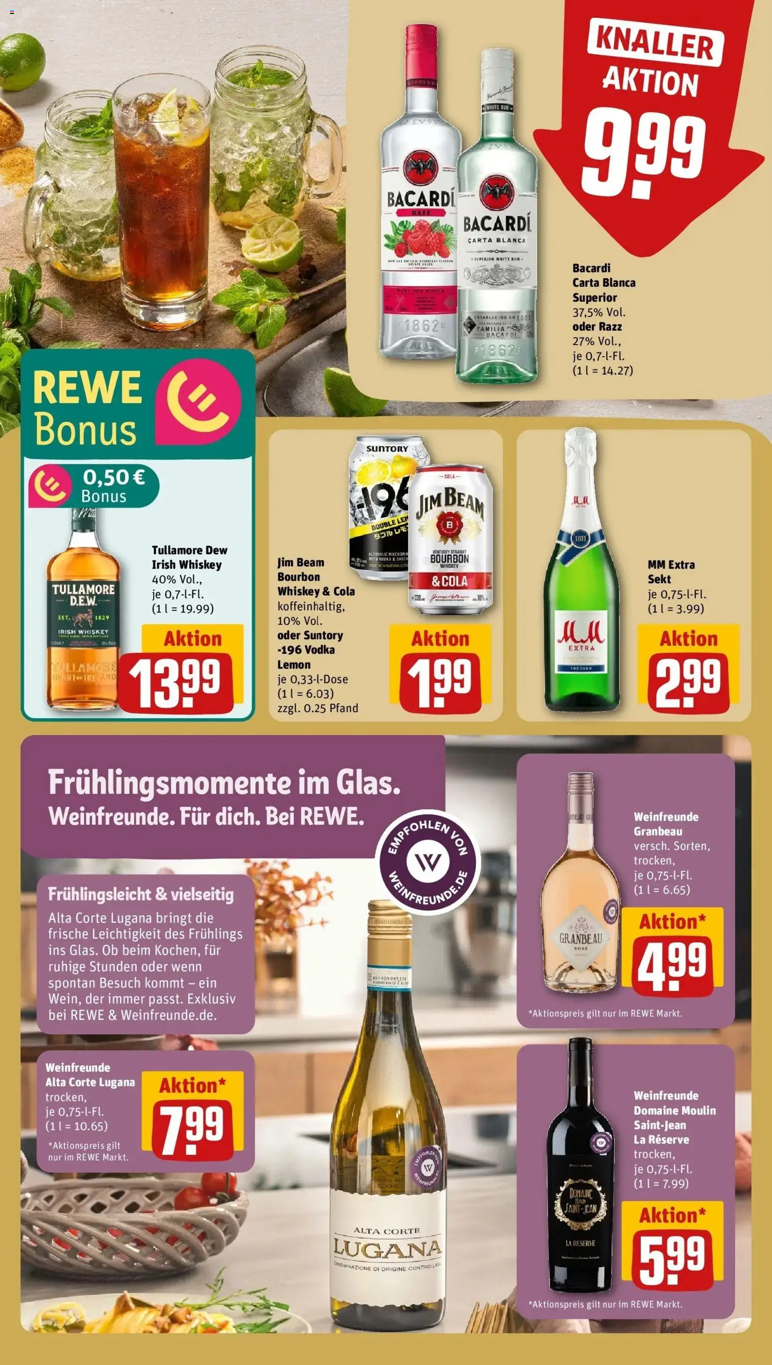 Rewe Prospekt Halle (Saale)	 – gültig ab 02.03.2026 | Seite: 17 | Produkte: Sekt, Rum, Bourbon, Whiskey
