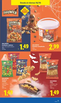 Vista previa HALLOWEEN, Snacks de vampiro, 3 variedades: salados, kétchup o pimienta. válido desde el 12/10/2026 | Página: 25