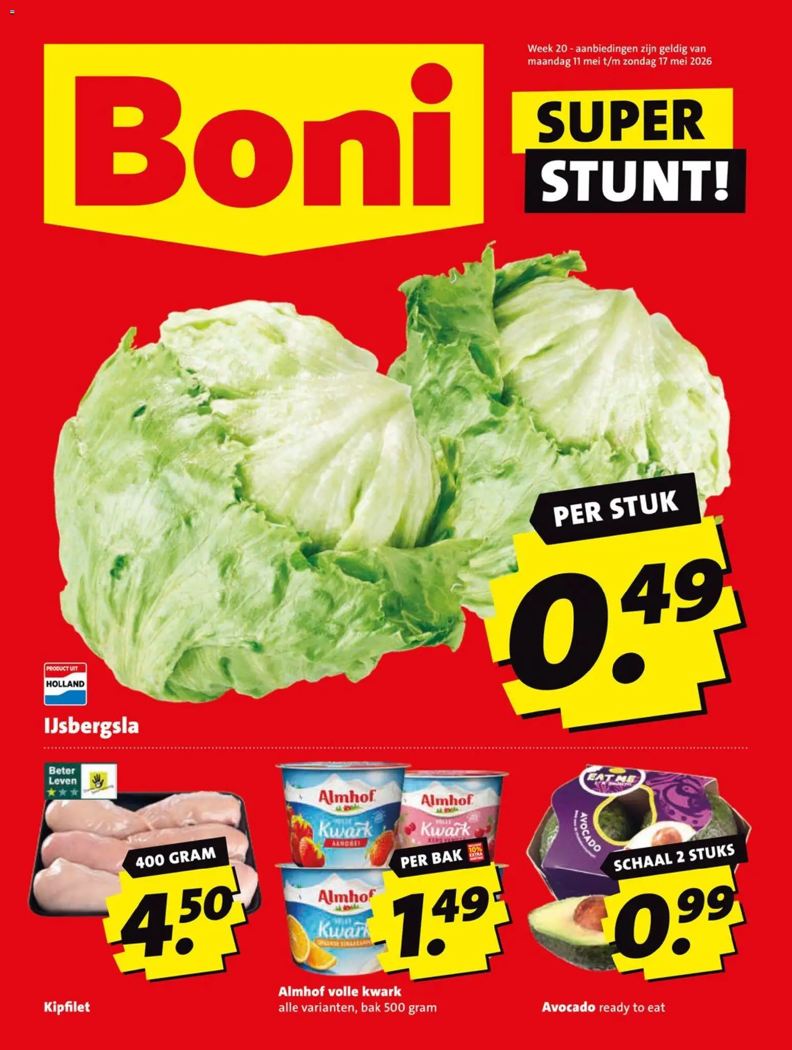 {H1} | Pagina: 1 | Producten: Avocado, Schaal, Kwark, Aardbei