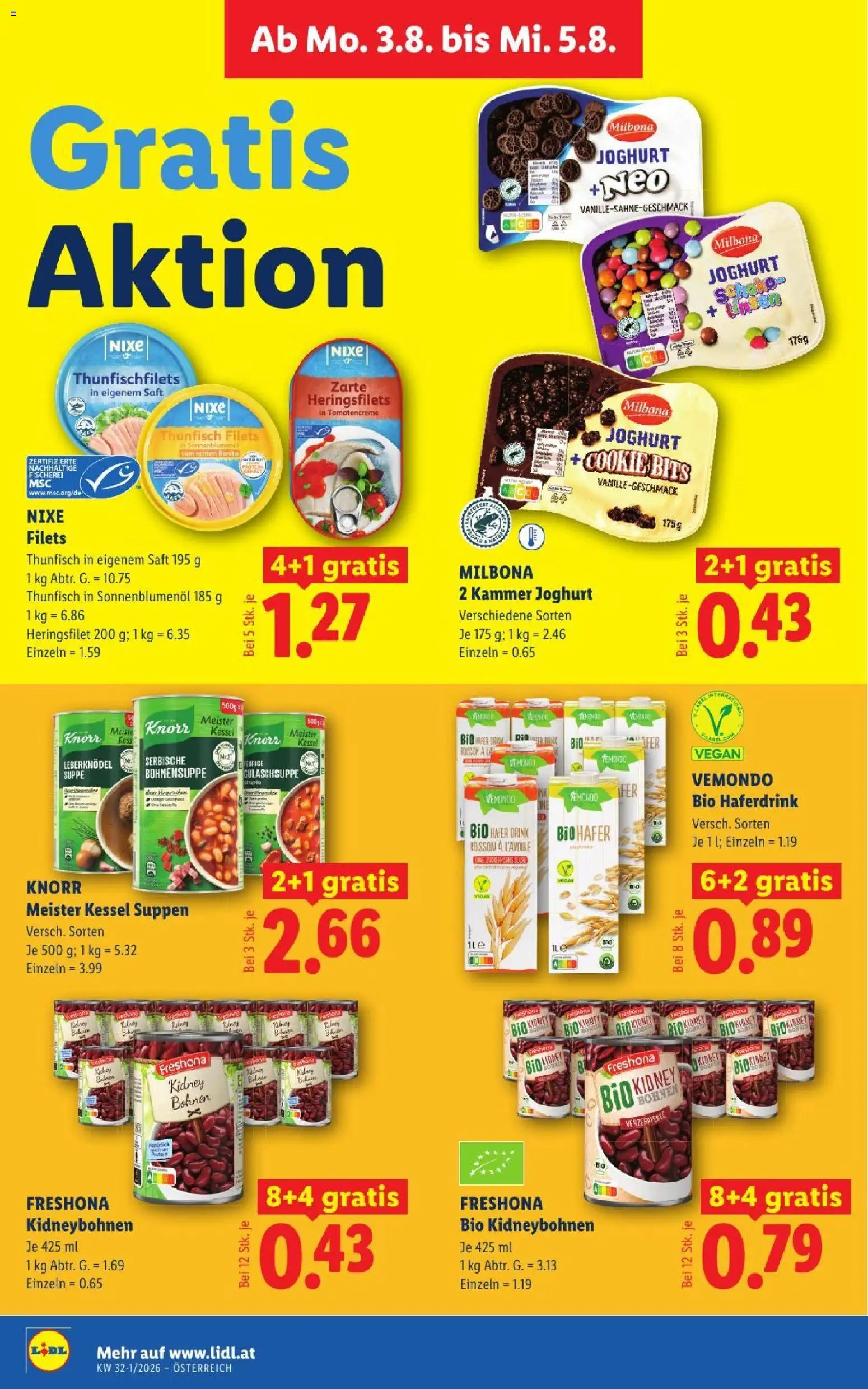 Lidl - Flugblatt gültig ab 30.07.2026 | Seite: 43 | Produkte: Joghurt, Saft