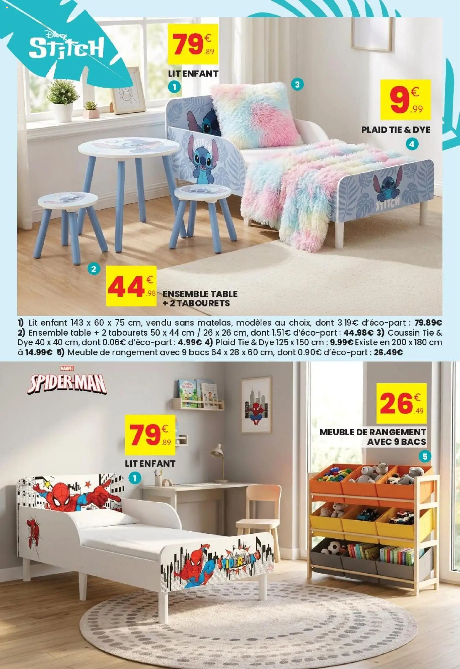 {H1} | Page: 16 | Produits: Meuble, Plaid, Table, Lit enfant