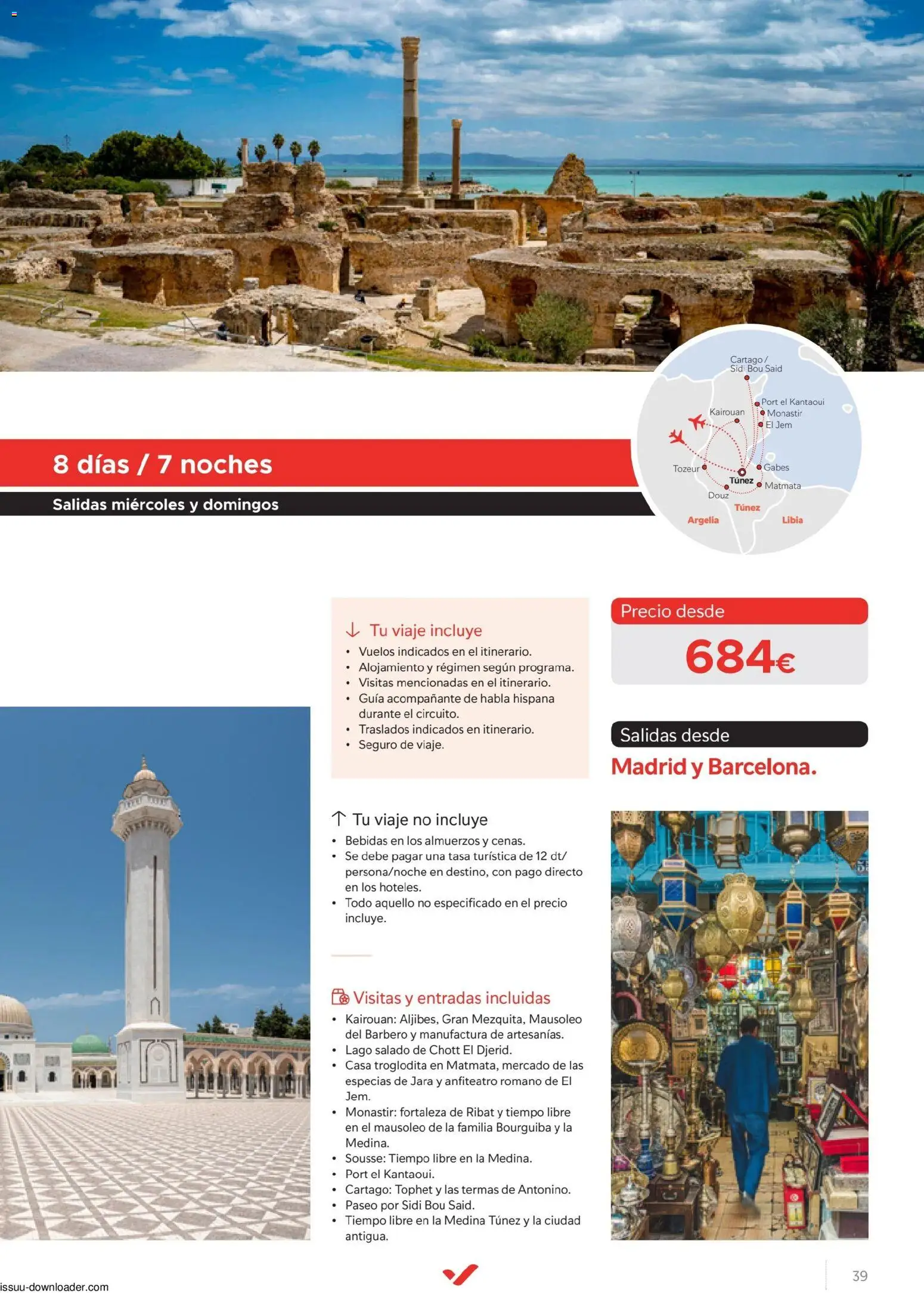 Halcón Viajes Túnez │ válido desde el 08/07/2026 | Página: 39