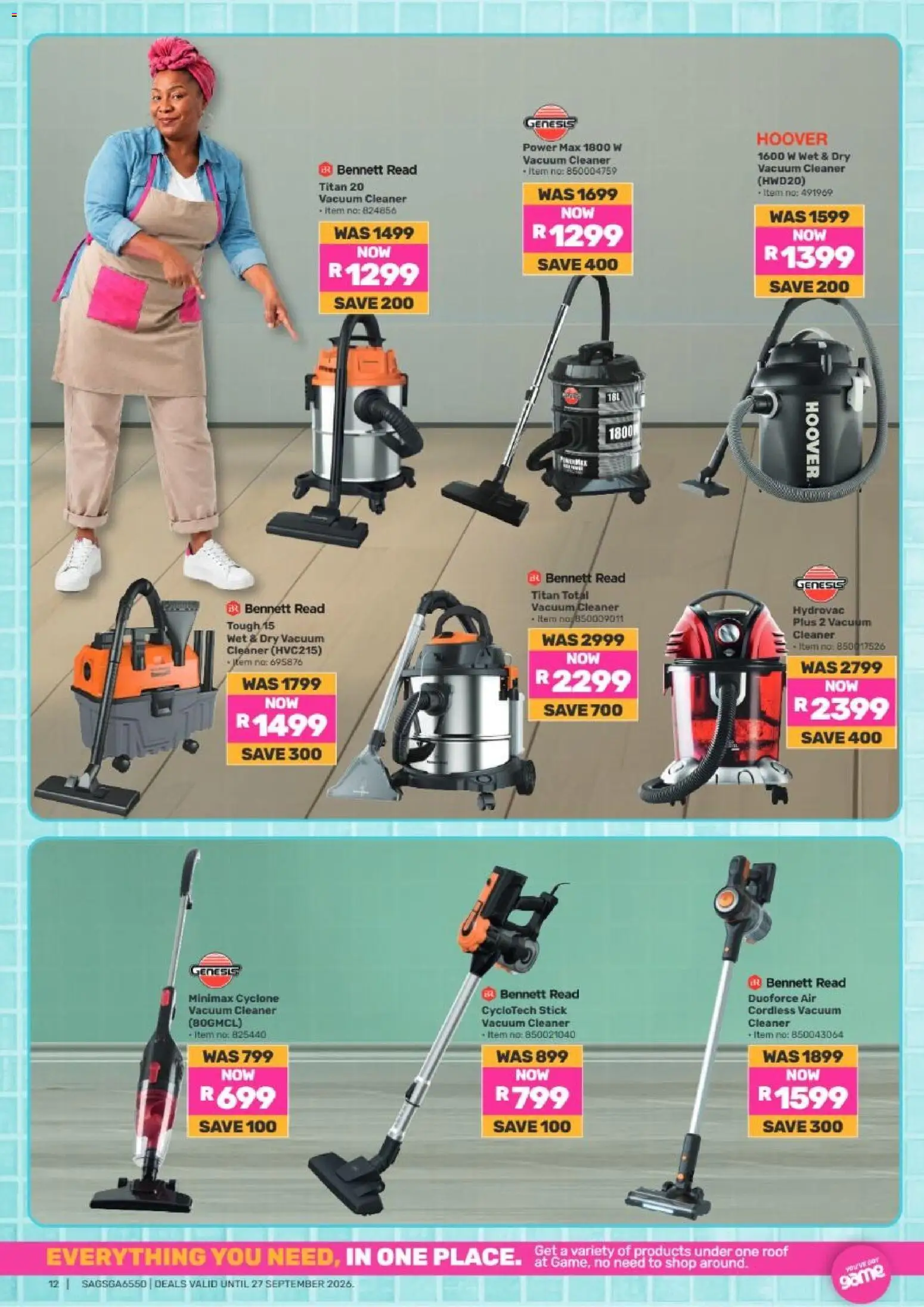 Game - Catalogue Spring Into Action valid from 25/08/2026 | Page: 12 | Products: Vacuum cleaner