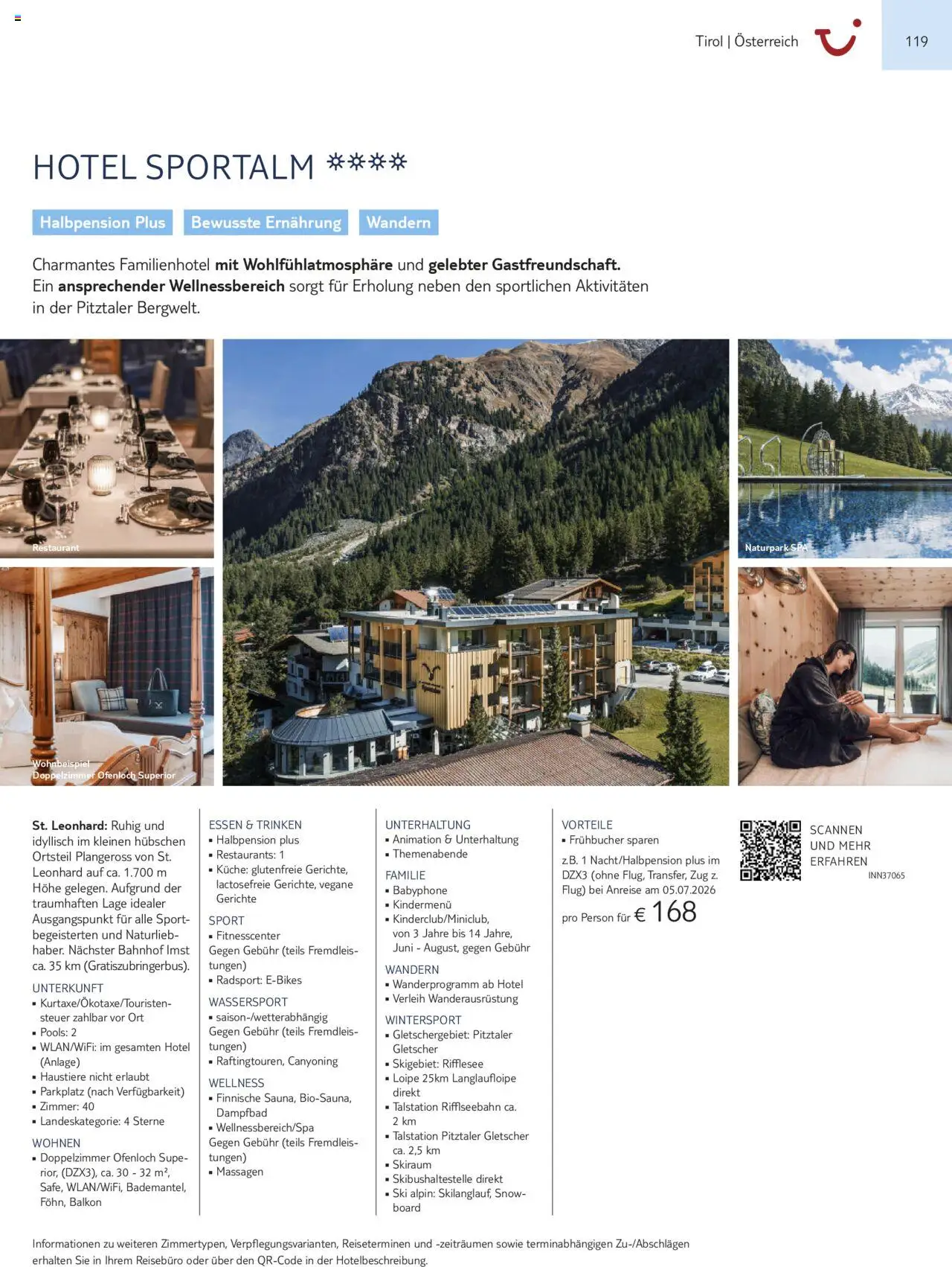 TUI Urlaub mit eigener Anreise 2025/26 – gültig ab 01.11.2025 | Seite: 119 | Produkte: Küche, Ski, Gerichte