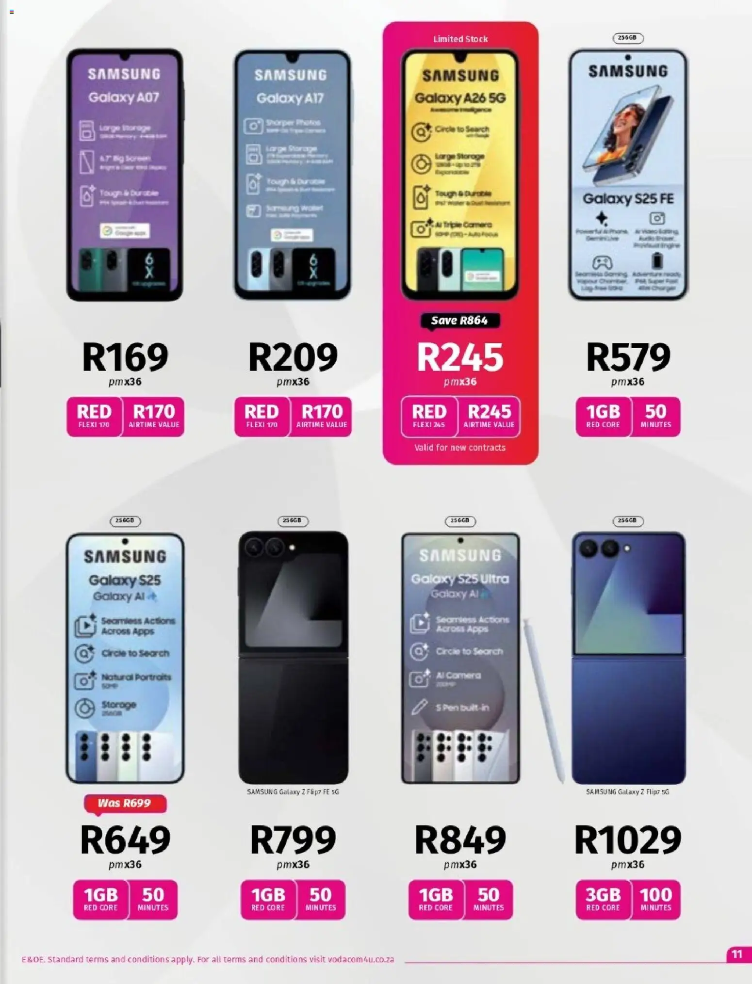 New Vodacom catalogue – valid from 09.06.2026 | Page: 11 | Products: Camera, Pen, Stock