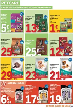 Pré-visualização E.Leclerc folheto válido de 02/07/2026 | Página: 35 | Produtos: Purina one, Frango, Salmão, Arroz