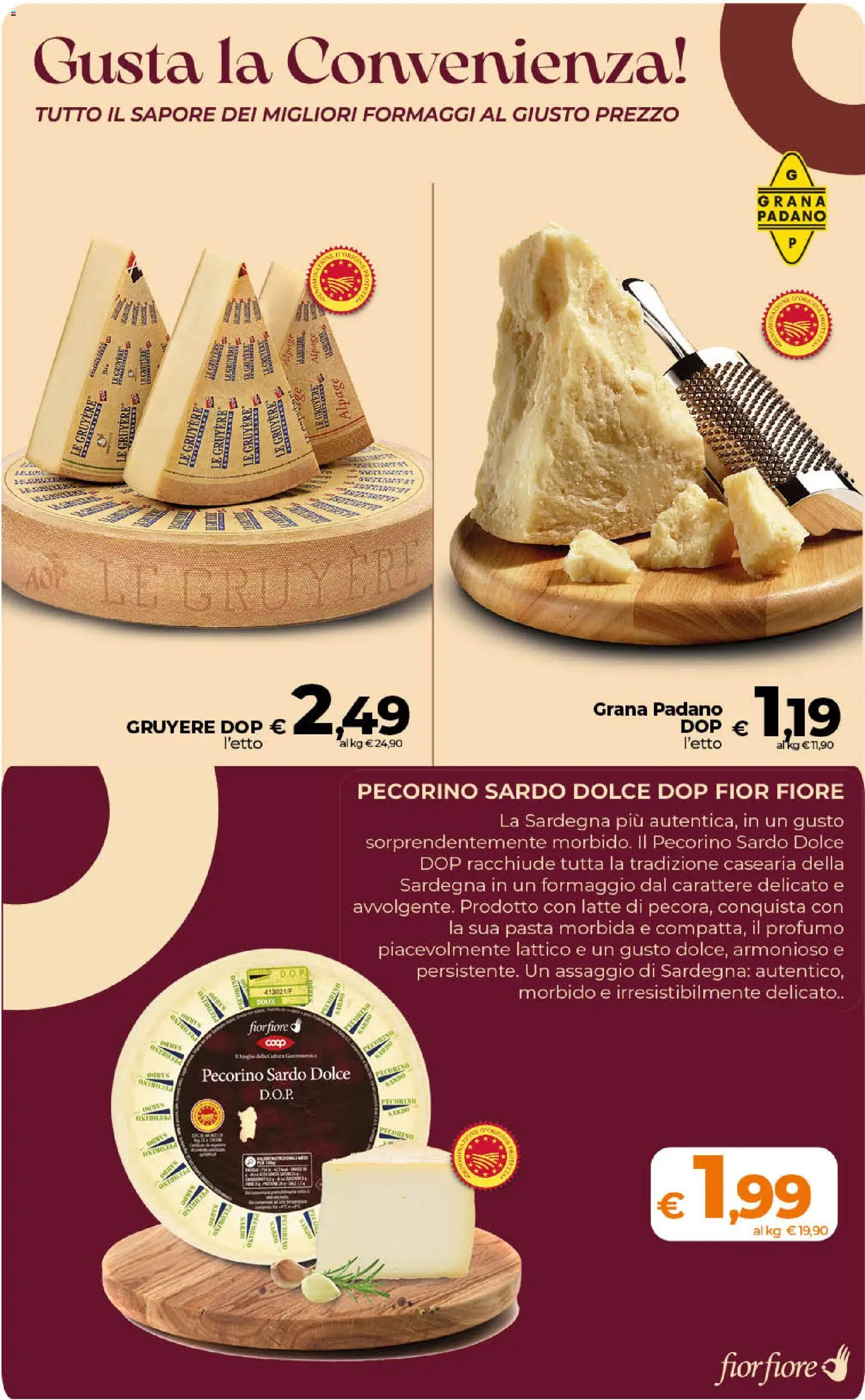 Volantino Ipercoop del 13/10/2026 | Pagina: 16 | Prodotti: Tè, Latte, Pasta, Grana Padano