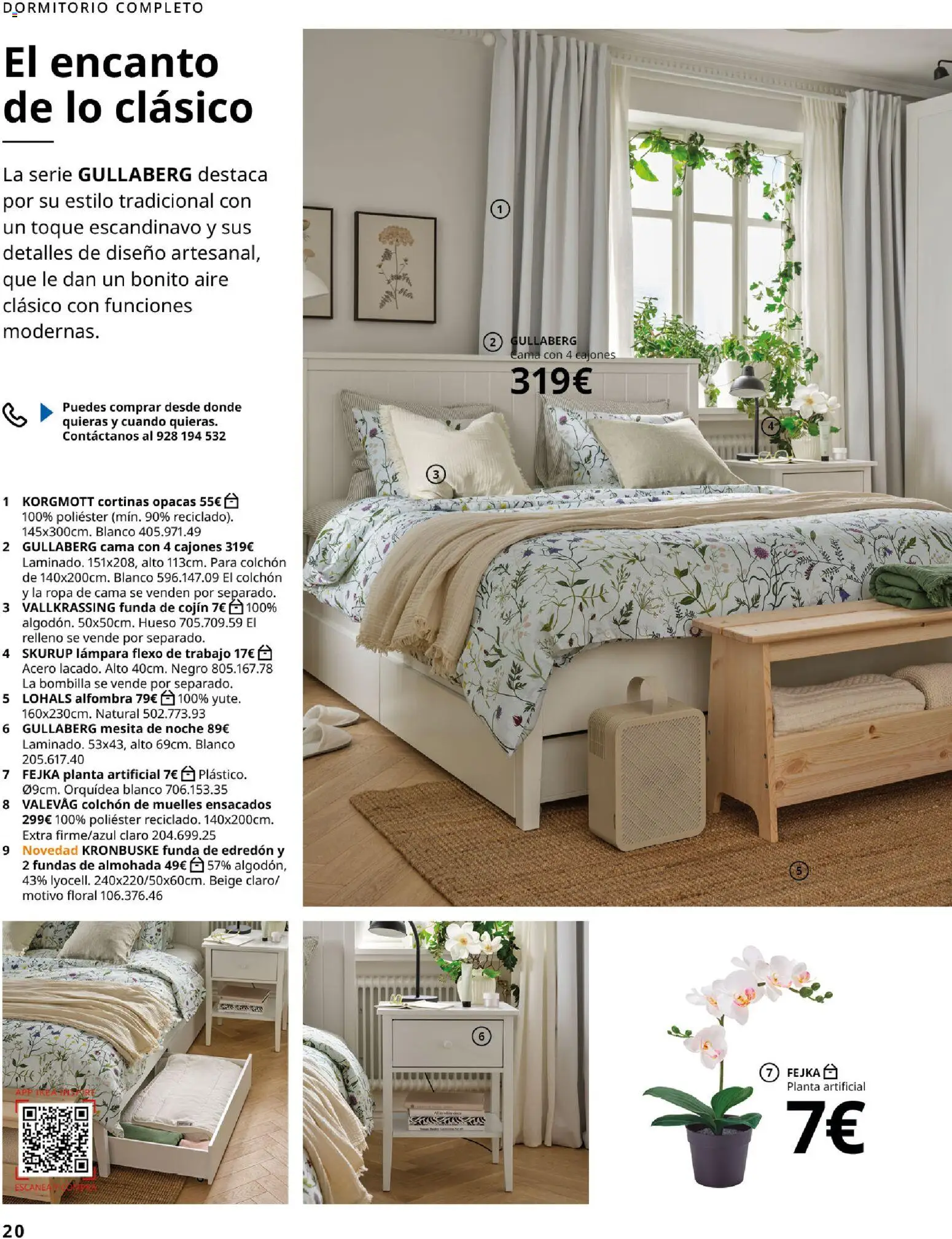 IKEA - Domitorios │ válido desde el 01/09/2026 | Página: 20 | Productos: Ropa de cama, Algodón, Cama, Lámpara