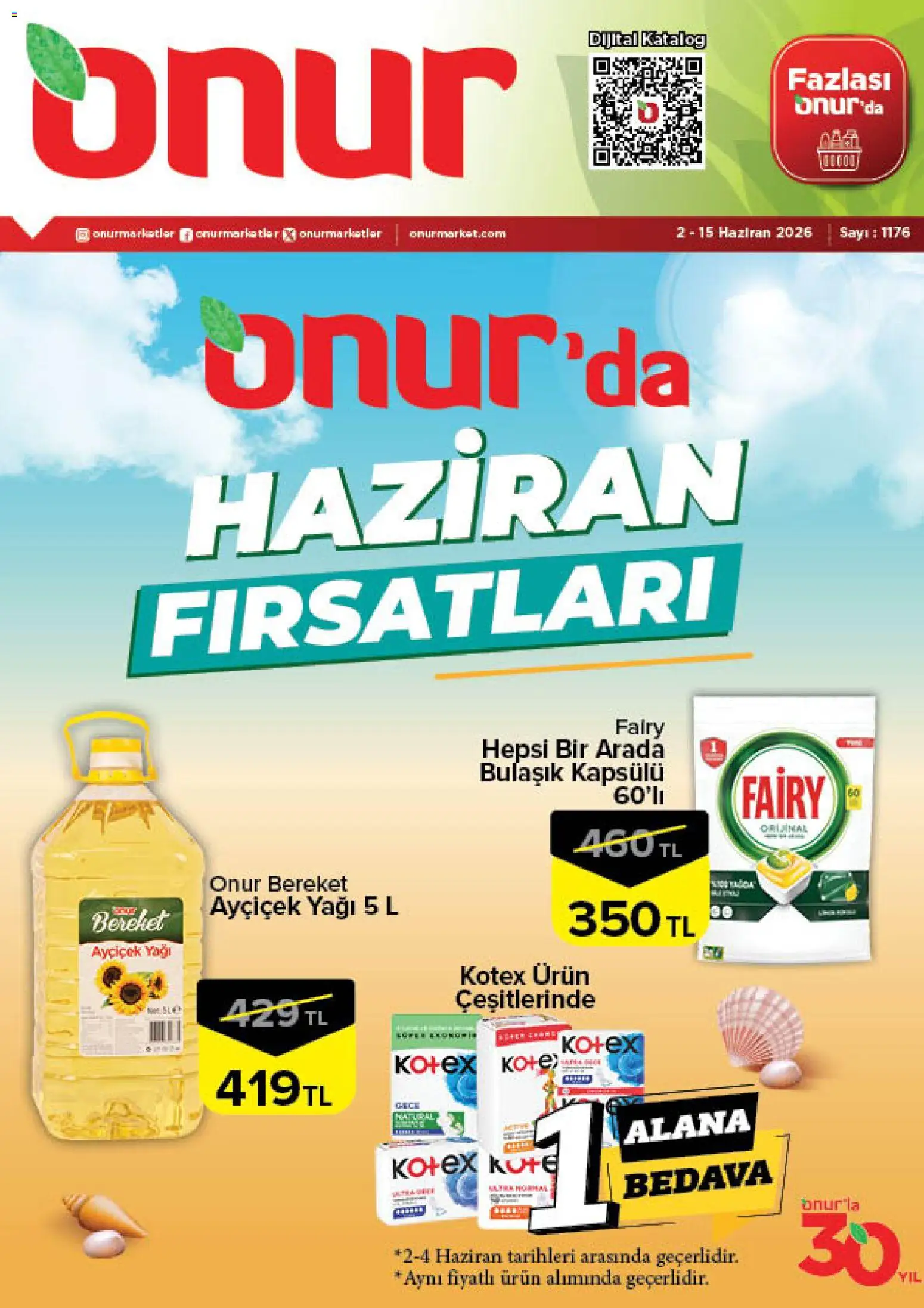 Onur Market Katalog - Bursa - 02.06.2026 tarihinden itibaren geçerlidir | Sayfa: 1